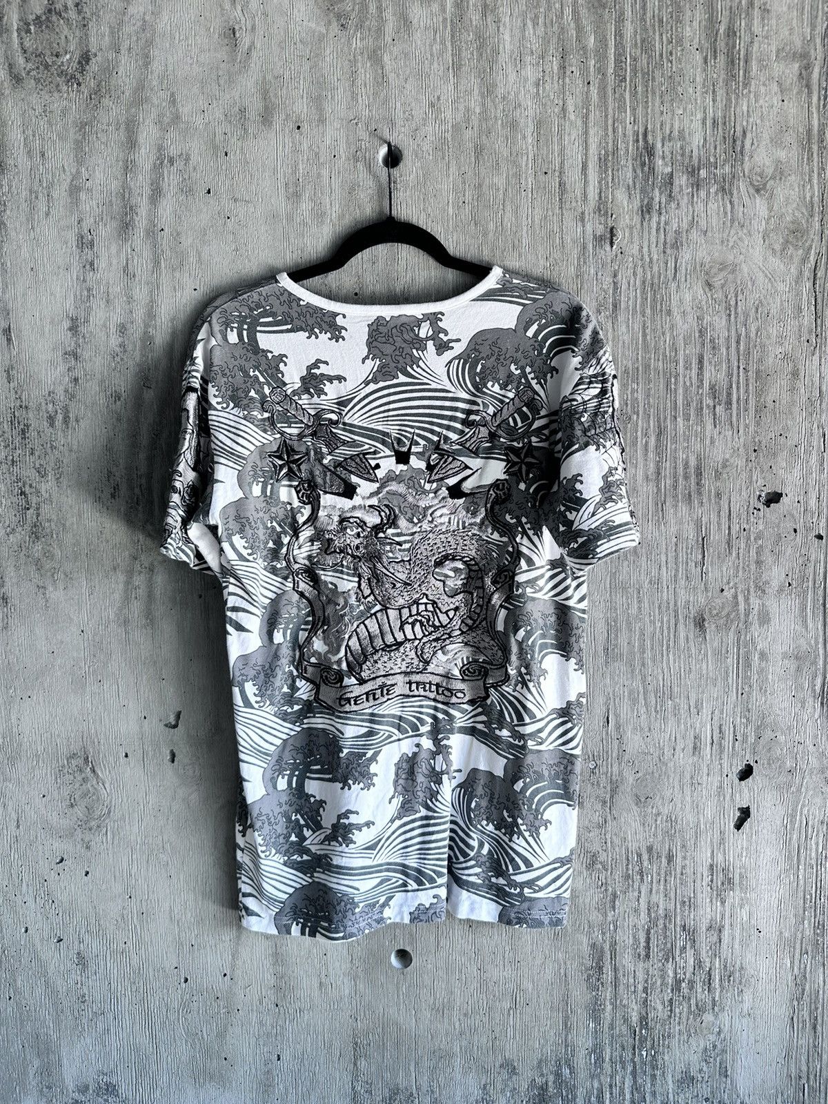 Yasuyuki Ishii YASUYUKI ISHII TATTOO EMBROIDERED SHIRT Size US M / EU 48-50 / 2 - 6 Thumbnail