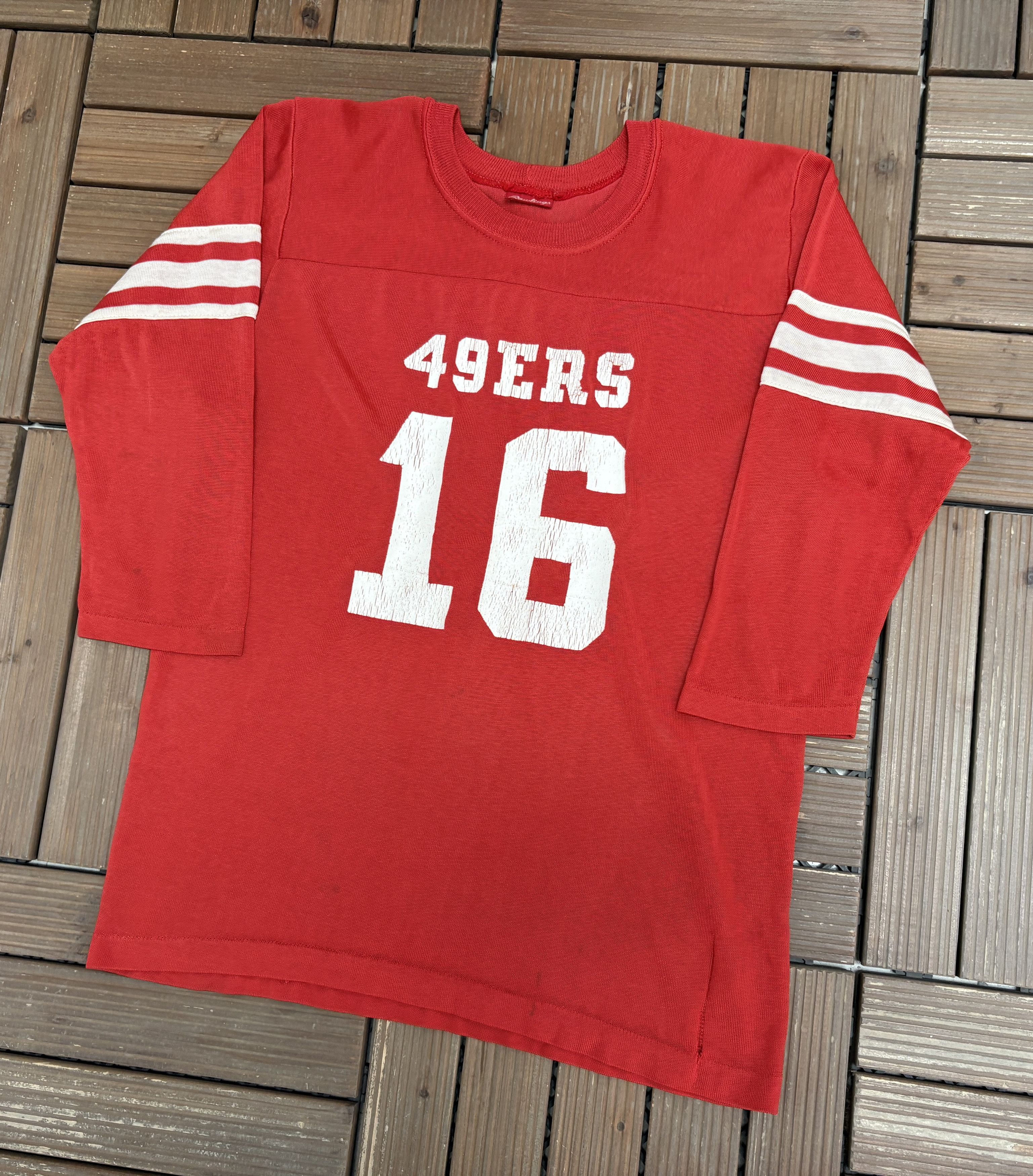 Vintage San Francisco 49ers Vintage Red 3/4 Sleeve Shirt Size US S / EU 44-46 / 1 - 3 Thumbnail
