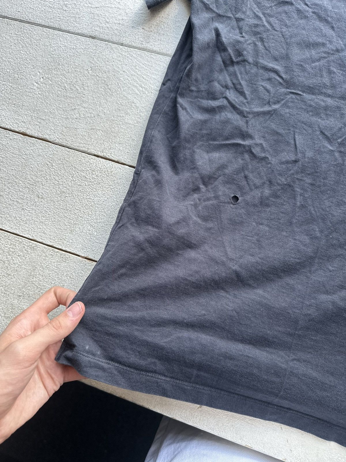 Neil Barrett 🚨Neil Barrett Thunderbolts LOGO TEE DISTRESSED LUXURY Size US L / EU 52-54 / 3 - 8 Thumbnail