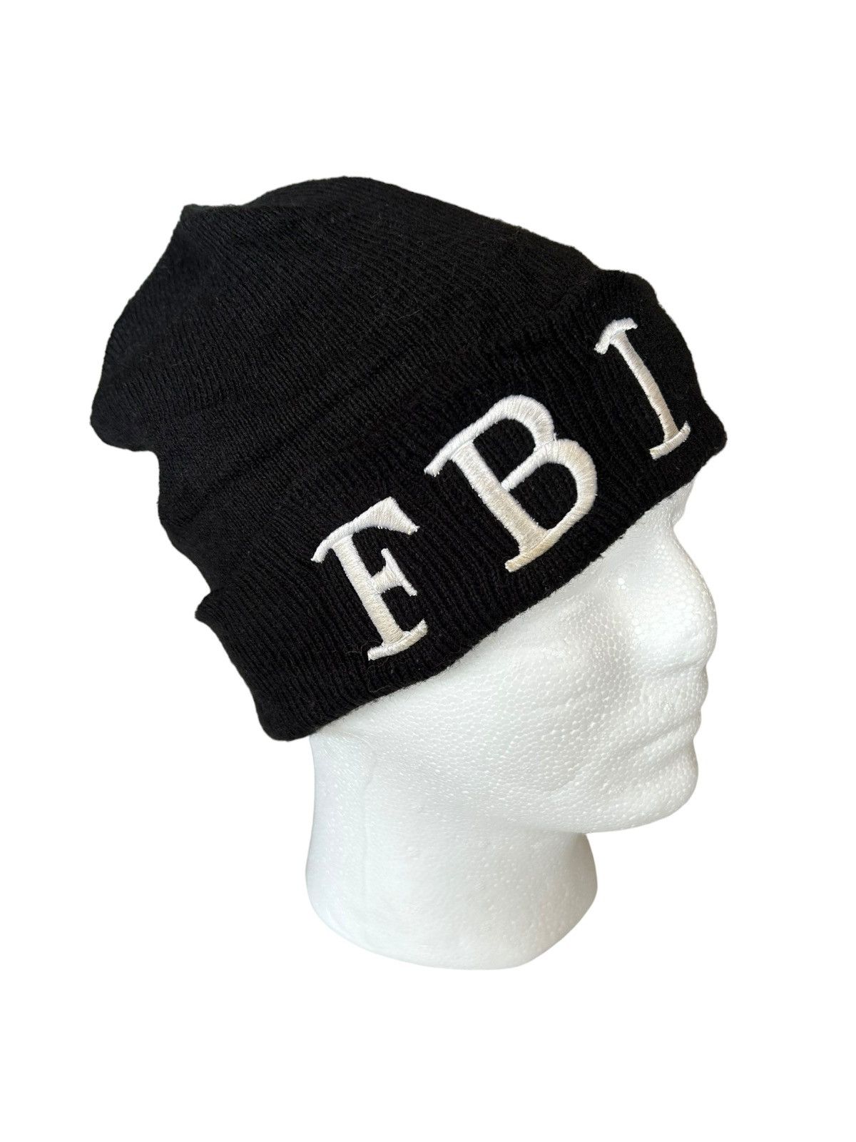 14th Addiction × Japanese Brand FBI Big Logo Beanie Hats Size ONE SIZE - 1 Thumbnail