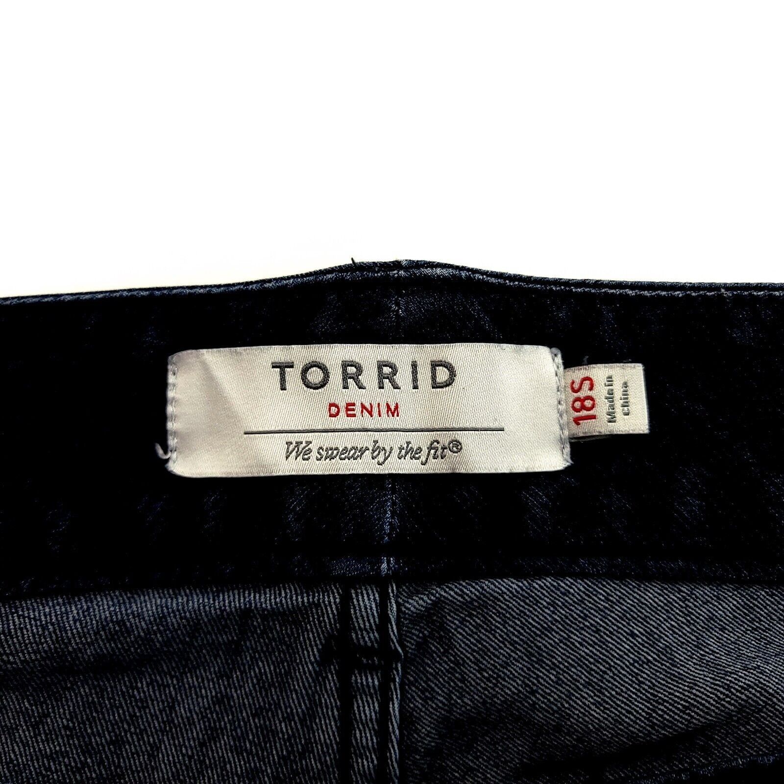 Torrid Torrid Denim Dark Blue High Rise Jegging Jeans Size 18S 37/2 Size 40" / US 18 - 5 Thumbnail