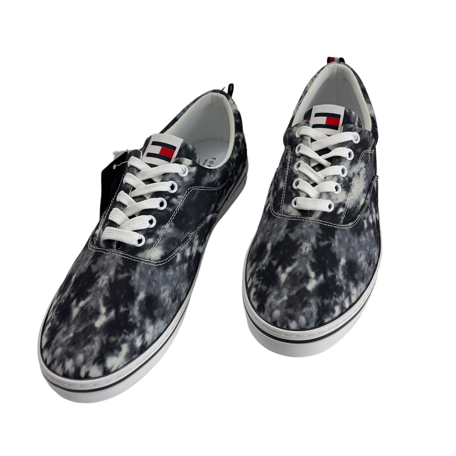 Tommy Hilfiger Tommy Hilfiger Black Tie Dye Lace-Up Remmo Sneaker Mens 12M Size US 12 / EU 45 - 9 Thumbnail