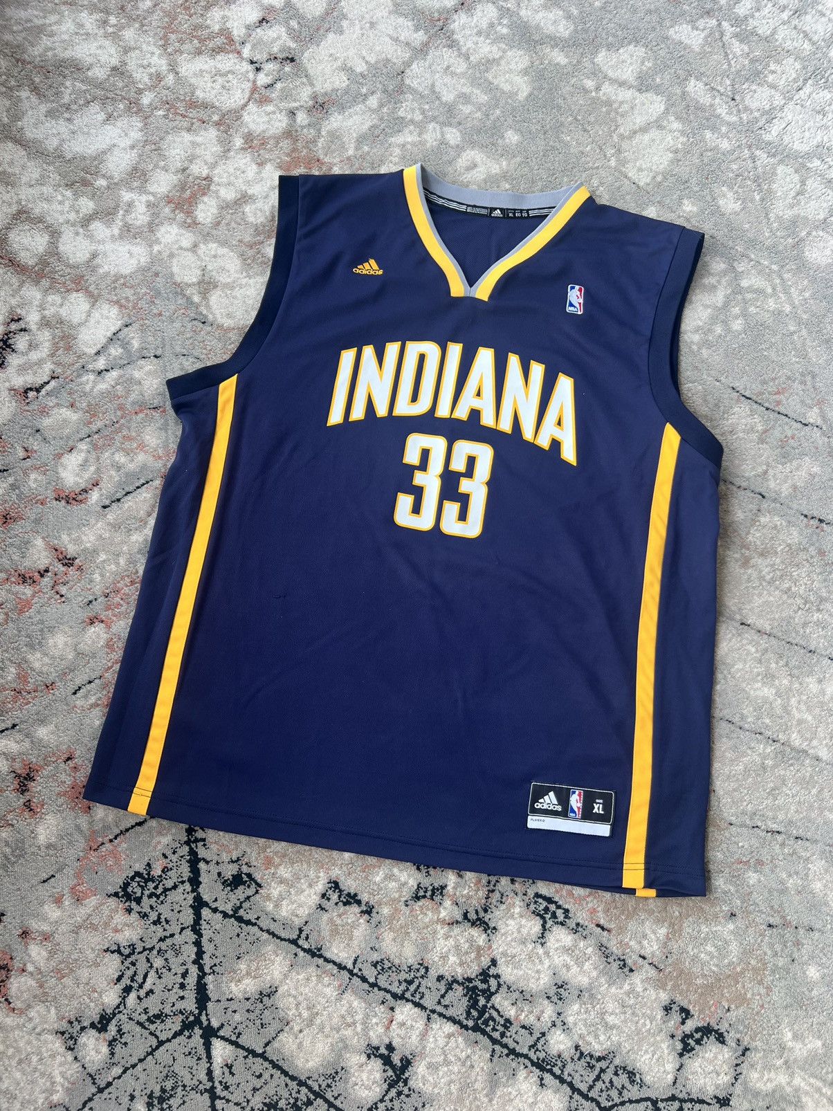 Adidas × NBA Adidas Indiana Granger 33 Jersey Size US XL / EU 56 / 4 - 1 Thumbnail