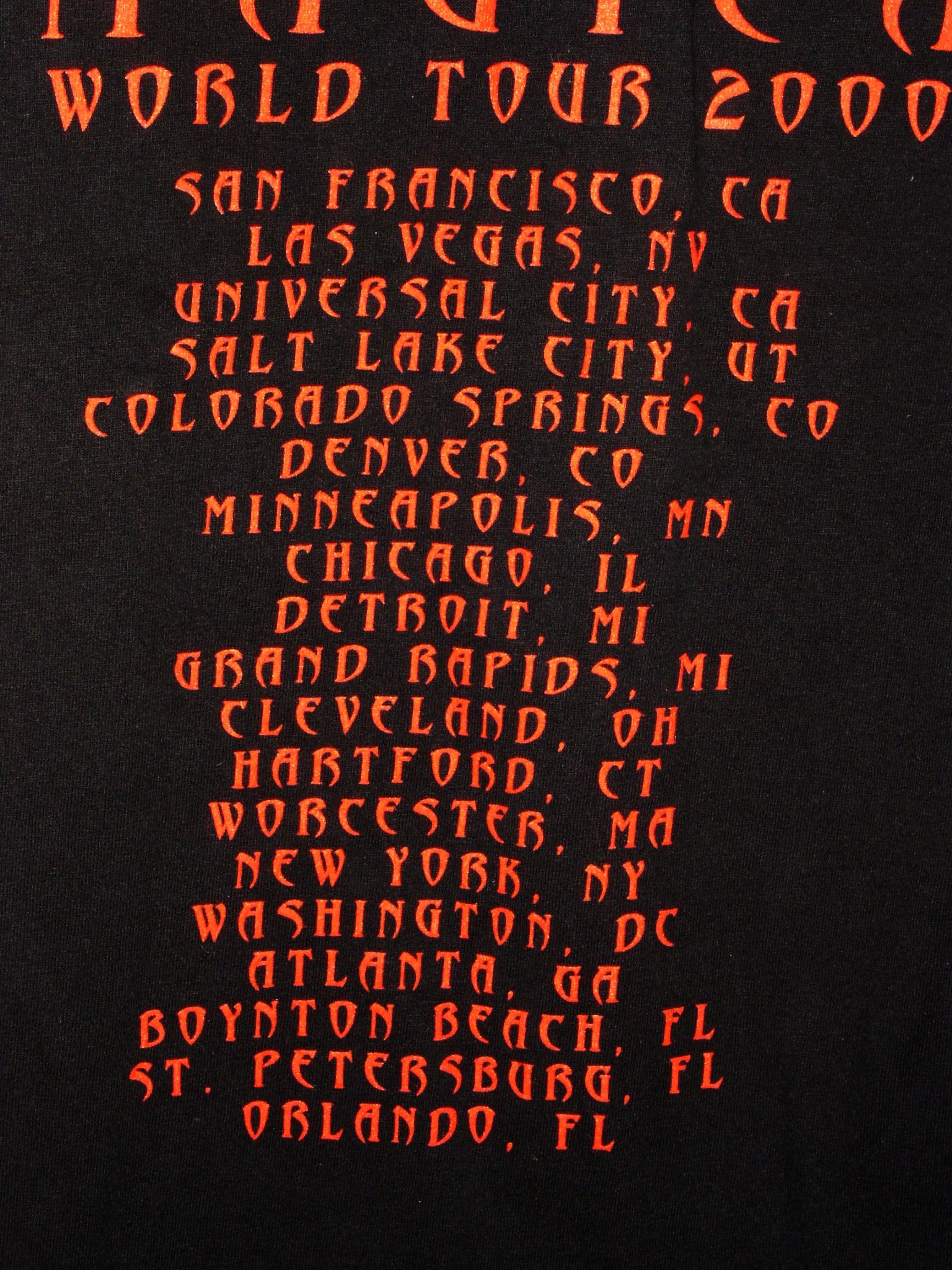 Delta DIO Concert Tour Shirt Vintage 2000 Magica Long Sleeve LS Size US XL / EU 56 / 4 - 5 Thumbnail