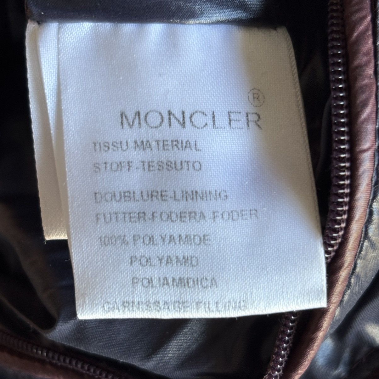 Moncler Moncler Burgundy/Purple Maya Puffer Jacket Size 3 Size US M / EU 48-50 / 2 - 9 Thumbnail