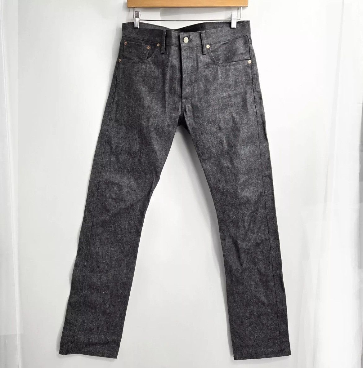 Image of Ralph Lauren x Rrl Ralph Lauren Grey Selvedge Denim, Men's (Size 31)