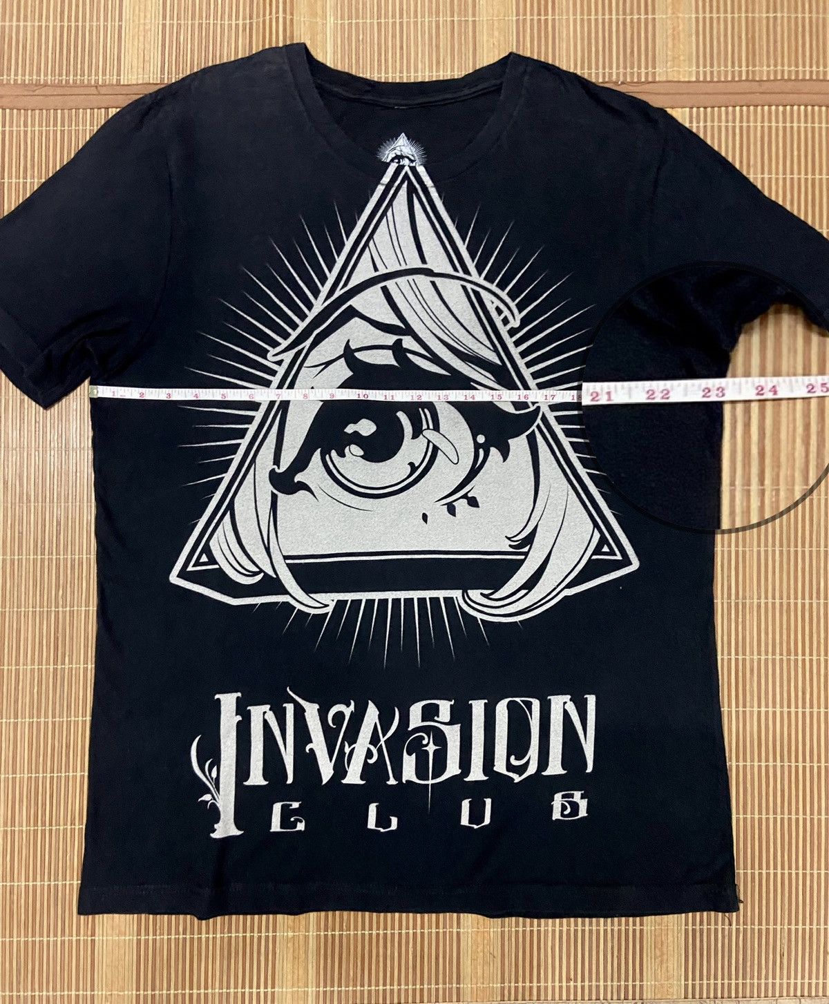 Japanese Brand INVASION CLUB TEE Size US L / EU 52-54 / 3 - 5 Thumbnail