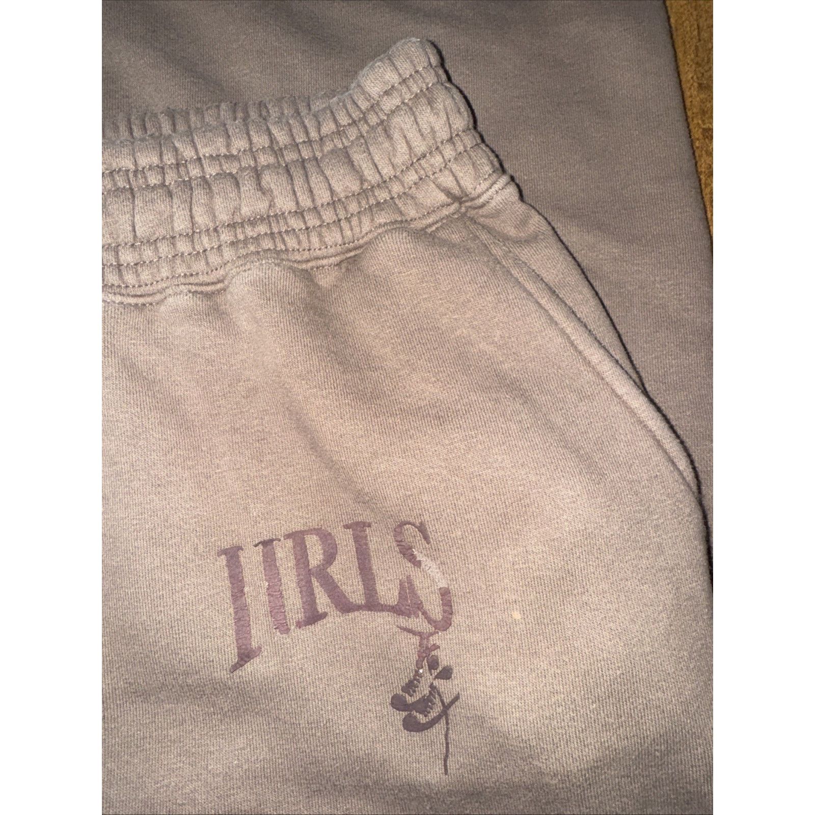 Japanese Brand Hood Raised Taupe Heavyweight Jogger Sweatpants Large 34x30 Size US 34 / EU 50 - 5 Thumbnail