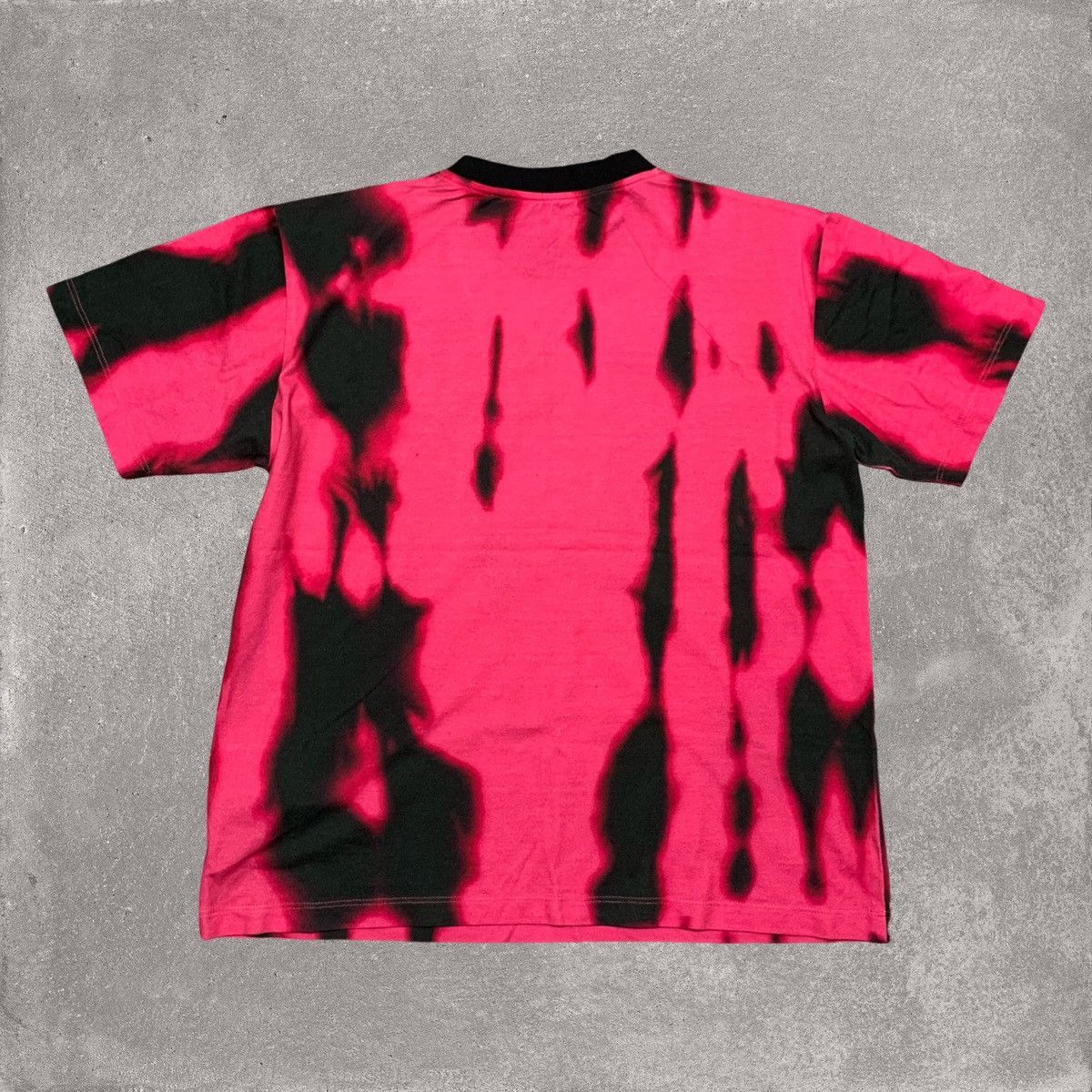 Off-White Off White XS Pink Tie Dye Black Tee Virgil Abloh Size US XS / EU 42 / 0 - 2 Thumbnail