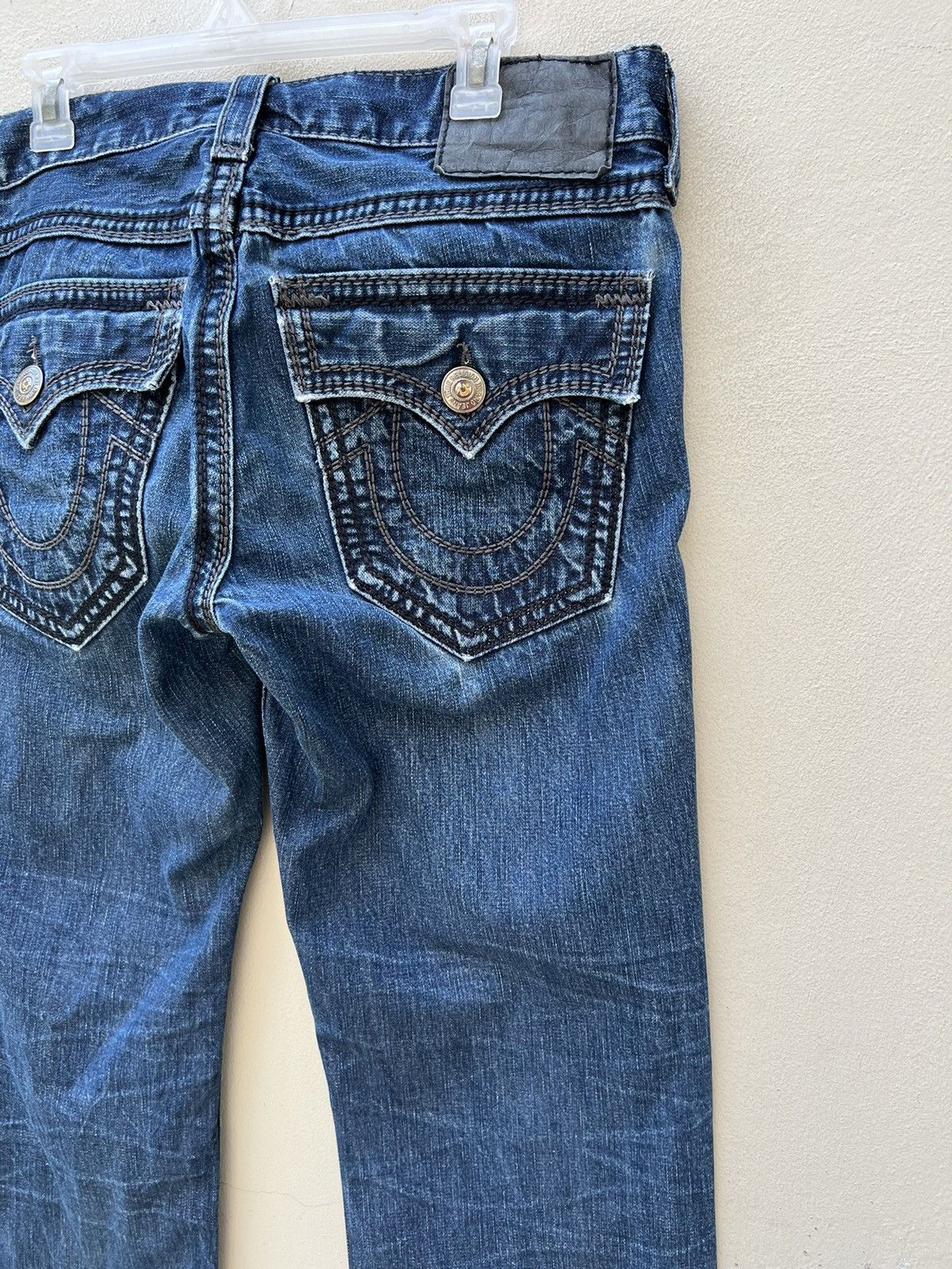 Vintage 2000s True Religion Blue Denim Straight Leg Jeans