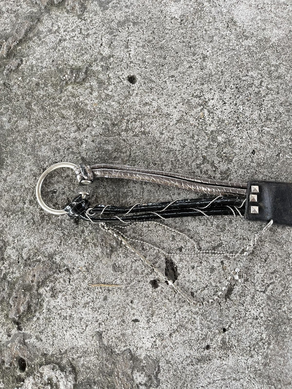 Japanese Brand Black chain belts Size ONE SIZE - 10 Thumbnail