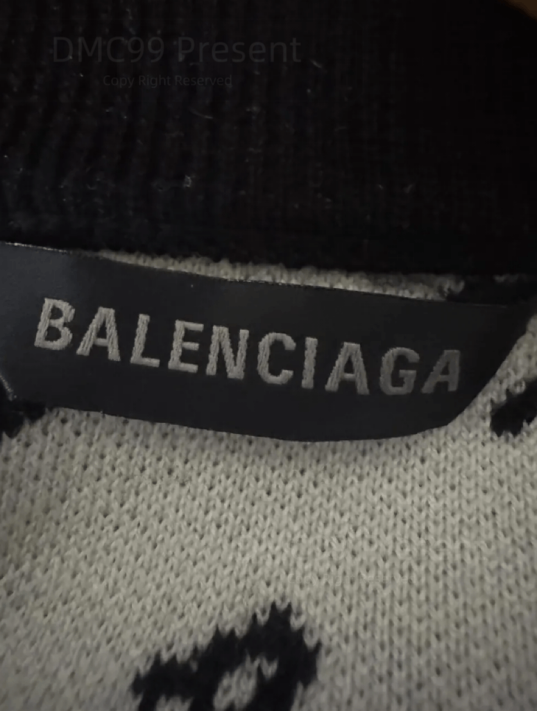 Balenciaga balenciaga logo sweater with black design Size XS / US 0-2 / IT 36-38 - 4 Thumbnail