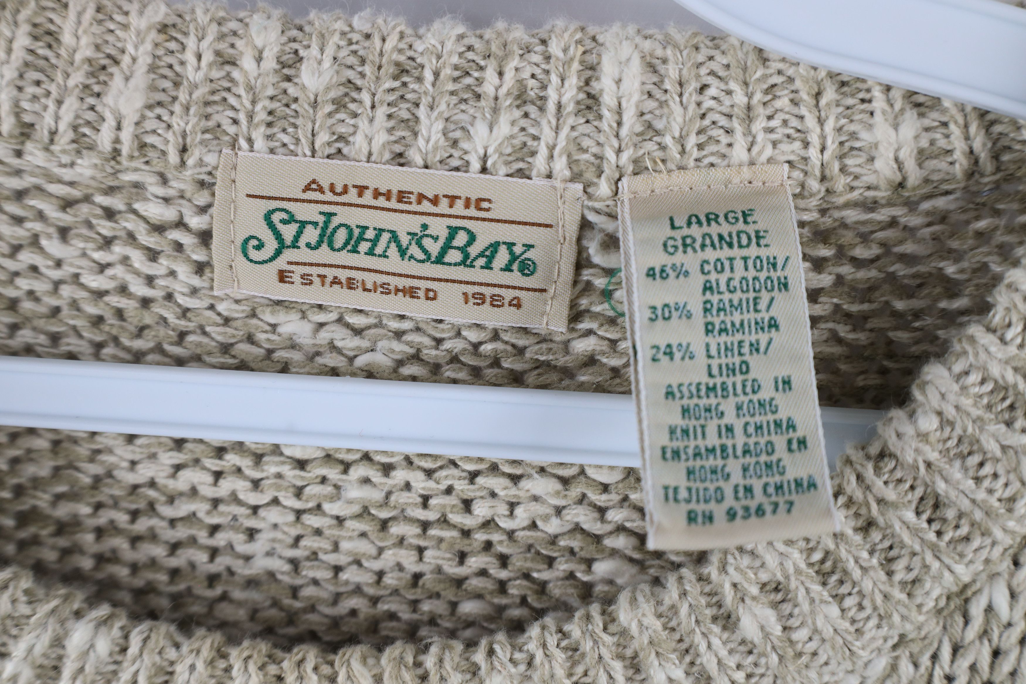Vintage Vintage 90s Streetwear Blend Chunky Knit Sweater Earth Tone Size US L / EU 52-54 / 3 - 7 Thumbnail