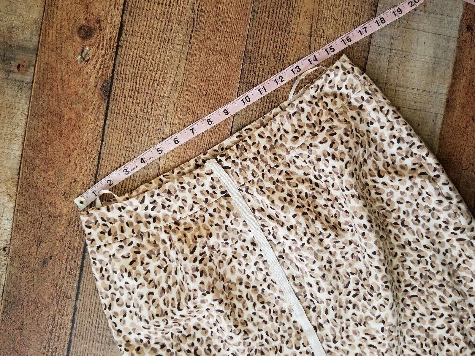 Designer Valerie Bertinelli Skirt Size 8 Animal Print Pencil Size 30" / US 8 / IT 44 - 4 Thumbnail