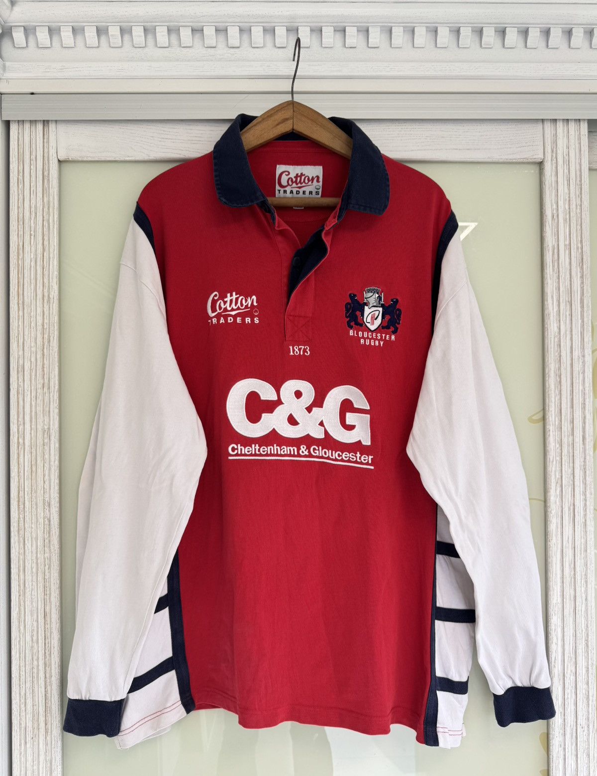 Cotton Traders Vintage Gloucester 2005 Home Rugby Jersey Kit Shirt Size US XXL / EU 58 / 5 - 1 Thumbnail