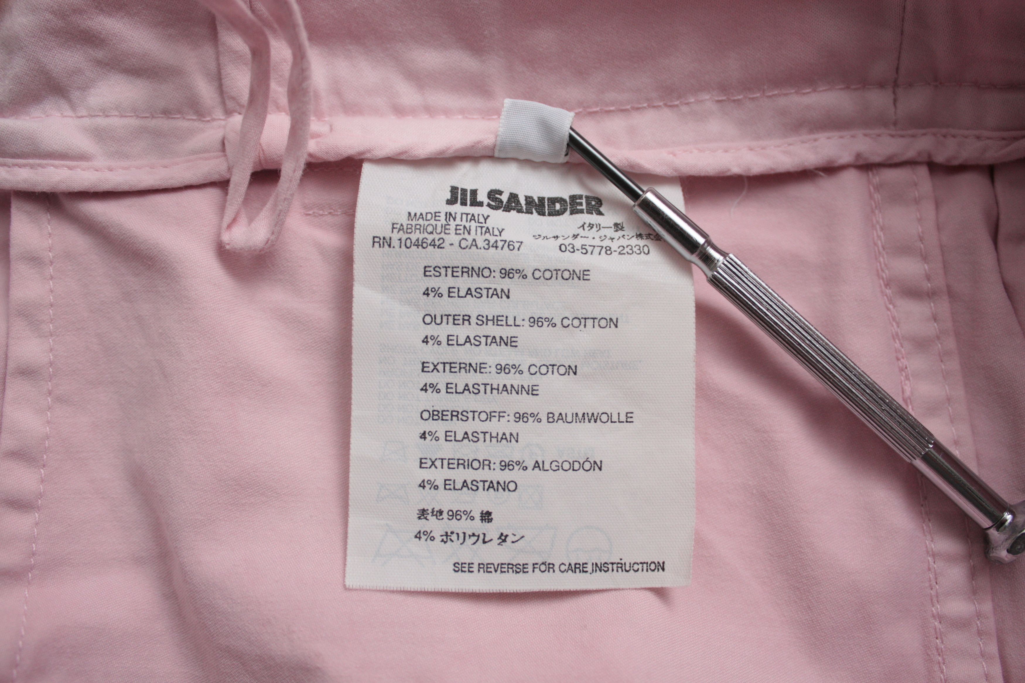 Jil Sander Jil Sander Light Pink Relaxed Flared Pants Women's 38 Size 29" - 8 Thumbnail