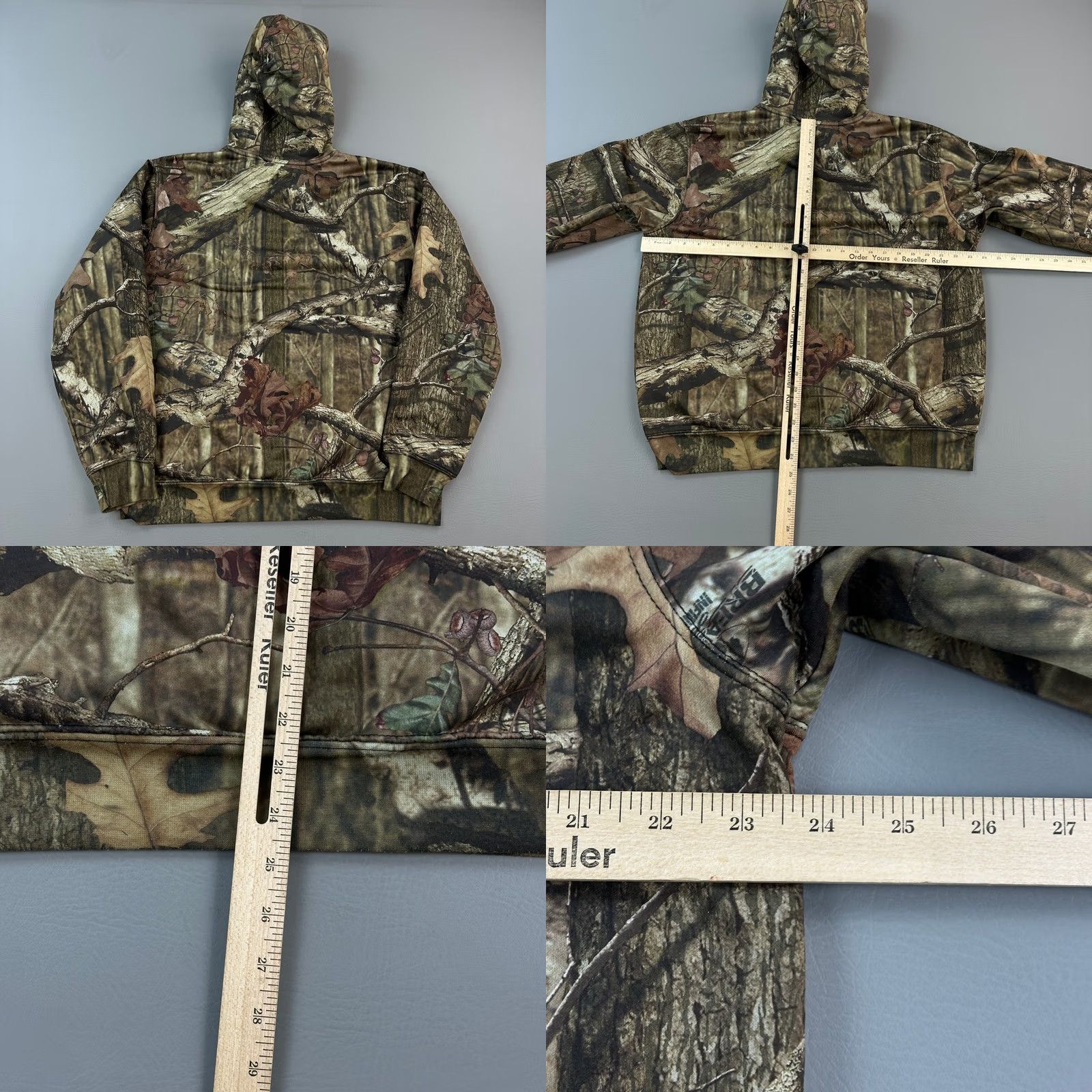Vintage Mossy Oak Hoodie Mens Medium Break Up Infinity Camo Pullover Hunting Outdoor Size US M / EU 48-50 / 2 - 8 Thumbnail