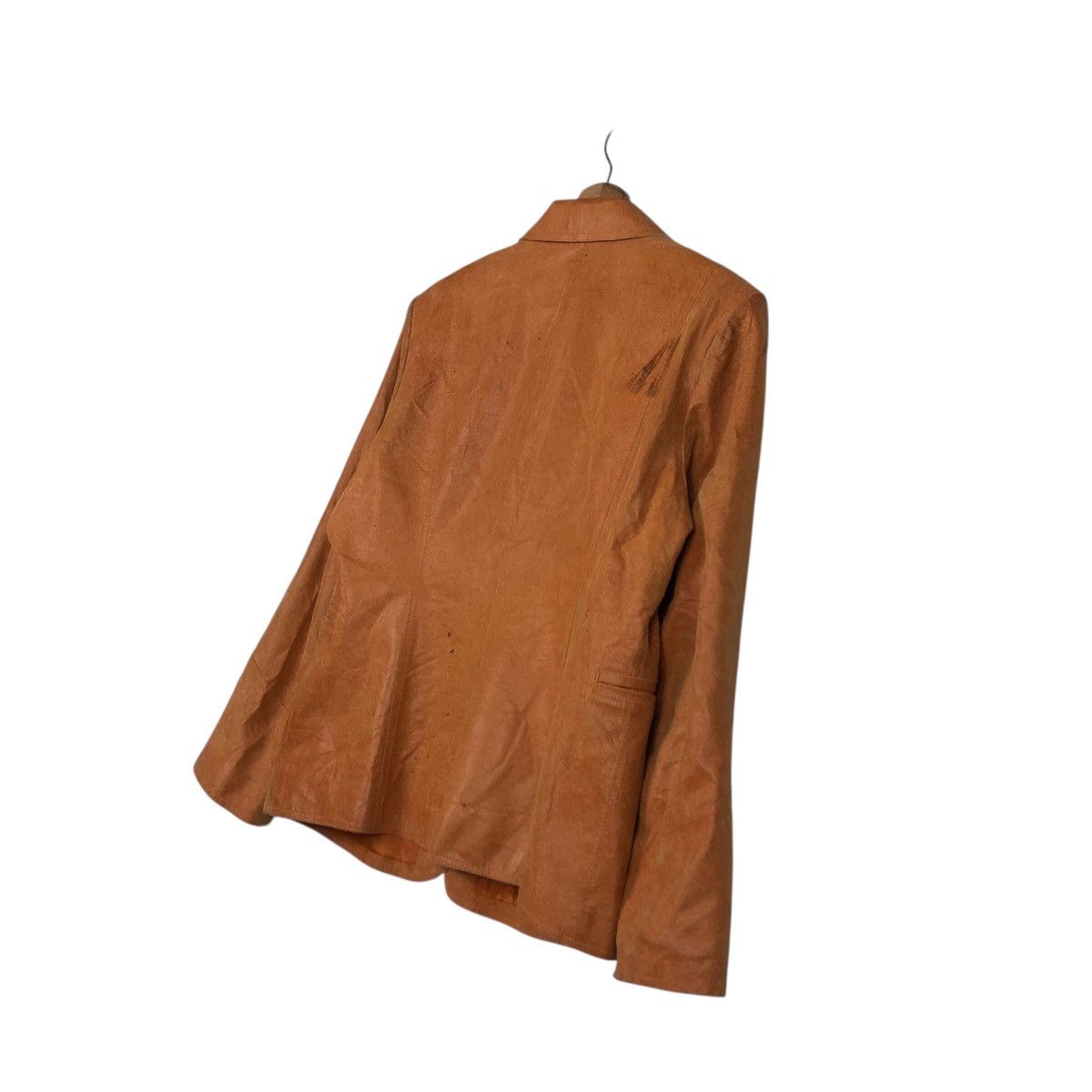 Vintage 📌Vintage Leather Jacket Otto Collection Issey Miyake Size US L / EU 52-54 / 3 - 11 Thumbnail