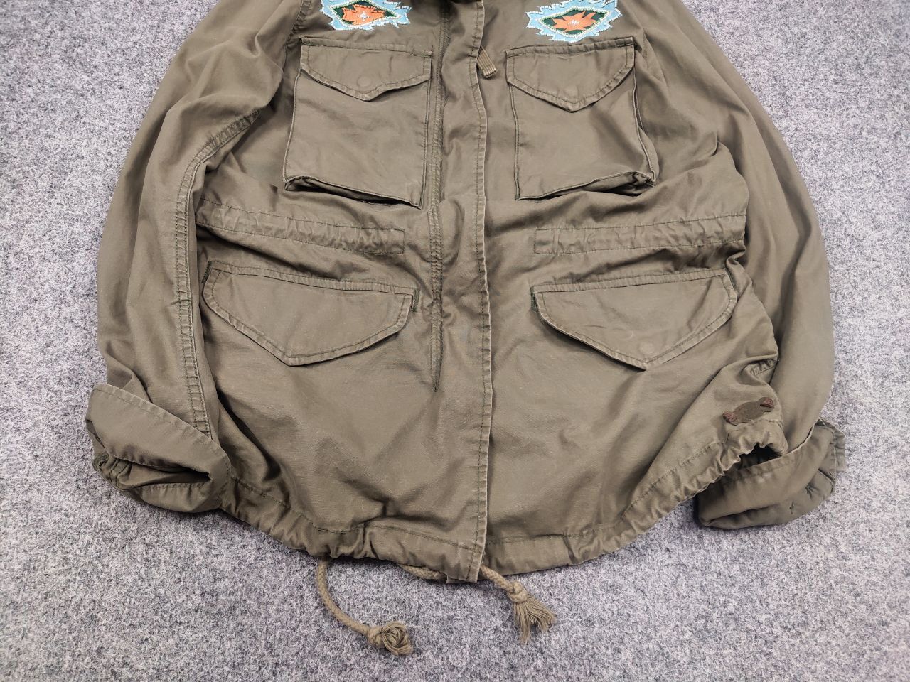 Polo Ralph Lauren Vintage Ralph Lauren Denim Supply Military M65 Hoodie Jacket Size S / US 4 / IT 40 - 5 Thumbnail