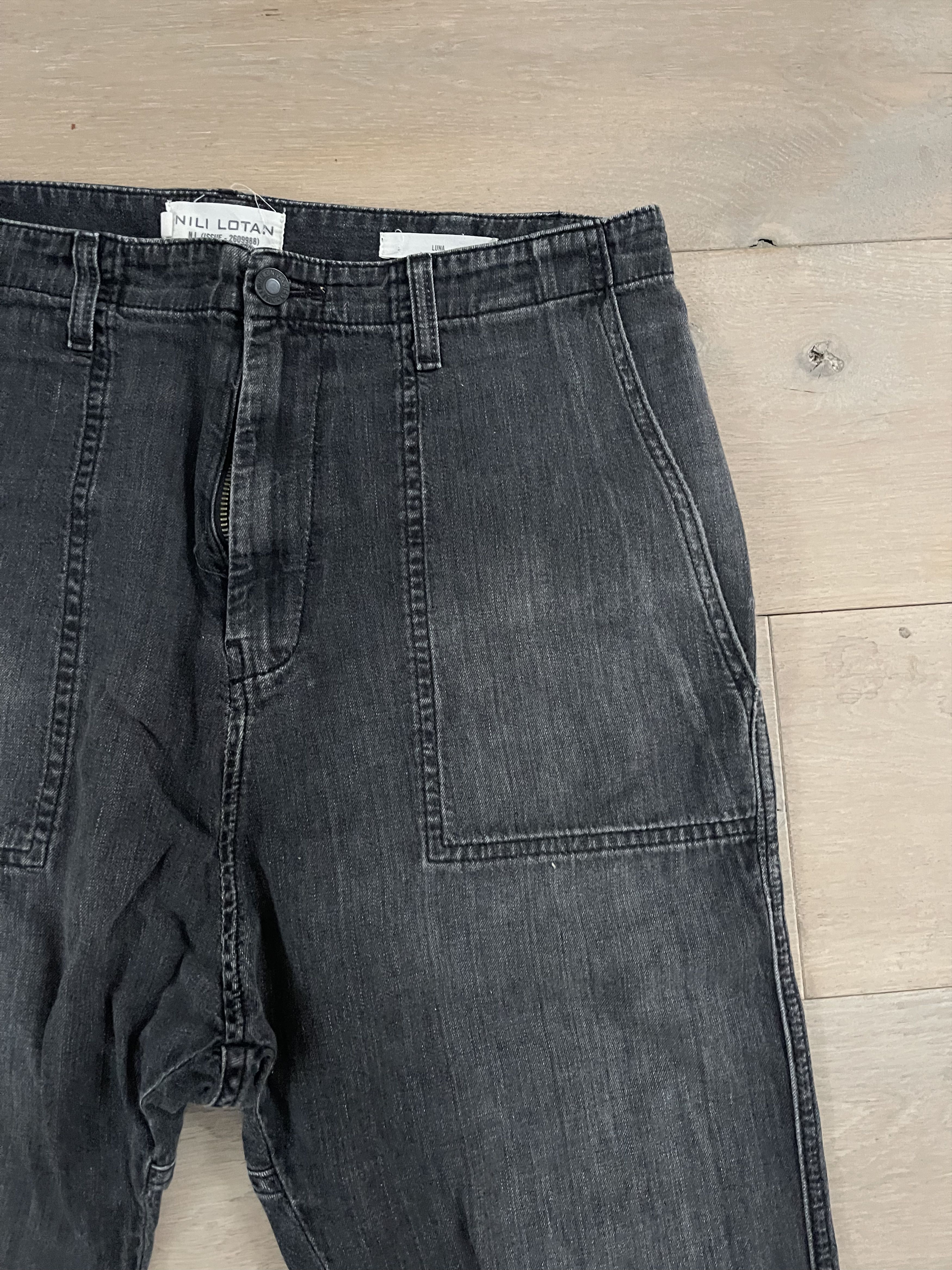 Nili Lotan Nili Lotan Denim Luna Pants Size 28" / US 6 / IT 42 - 2 Thumbnail