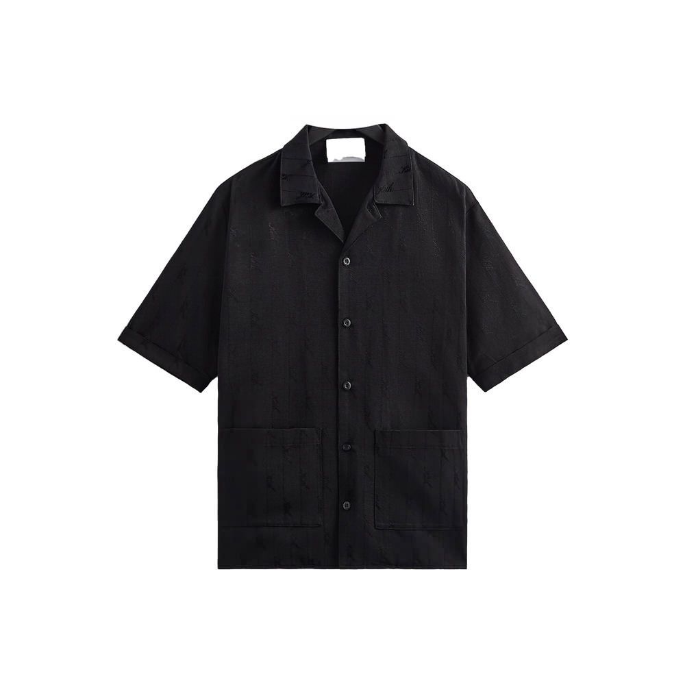 Kith Kith Jacquard Faille Reade Shirt - Black Size US S / EU 44-46 / 1 - 1 Thumbnail