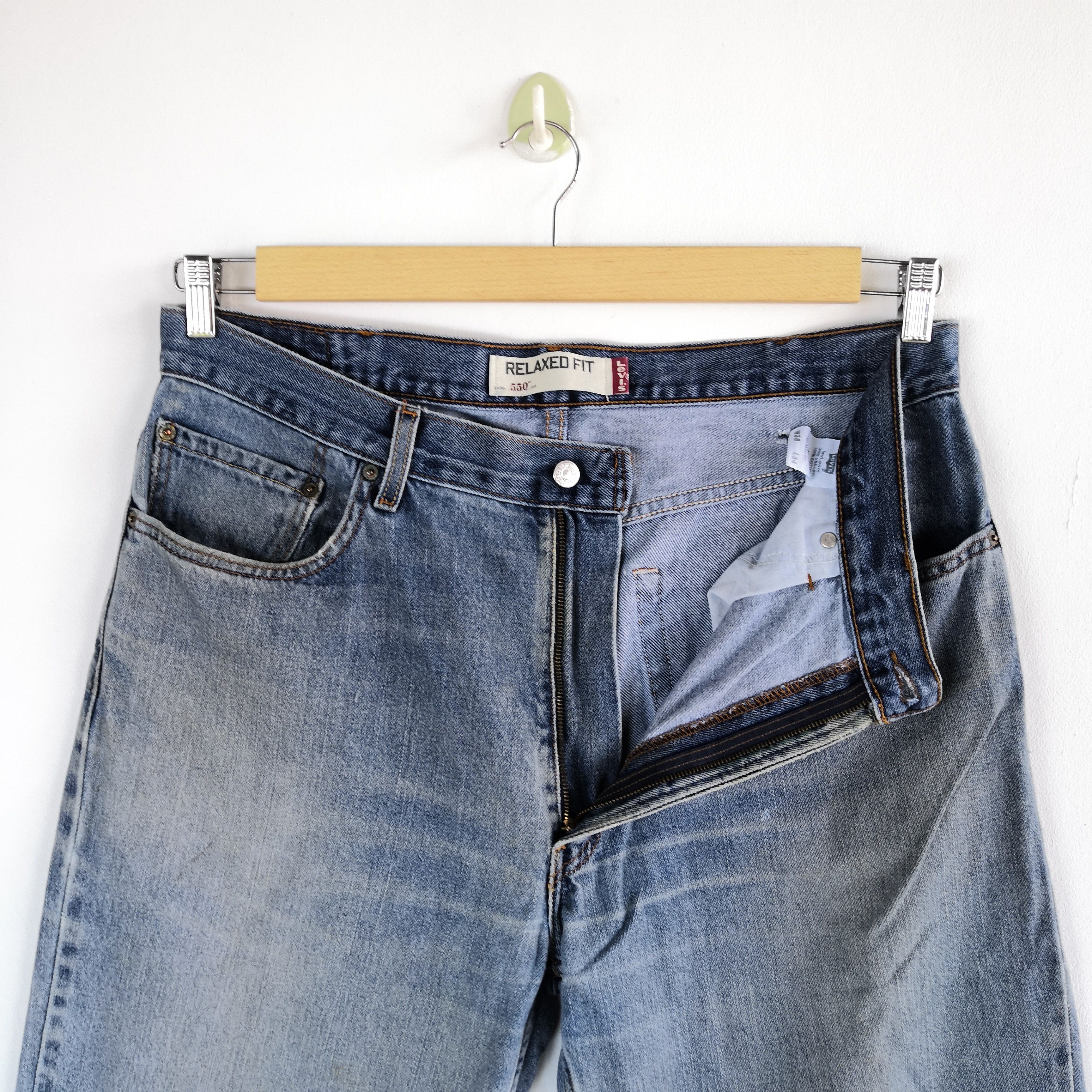 Levi's Vintage Levis Light Wash Jeans Levi's 550 Faded Denim Size US 36 / EU 52 - 5 Thumbnail