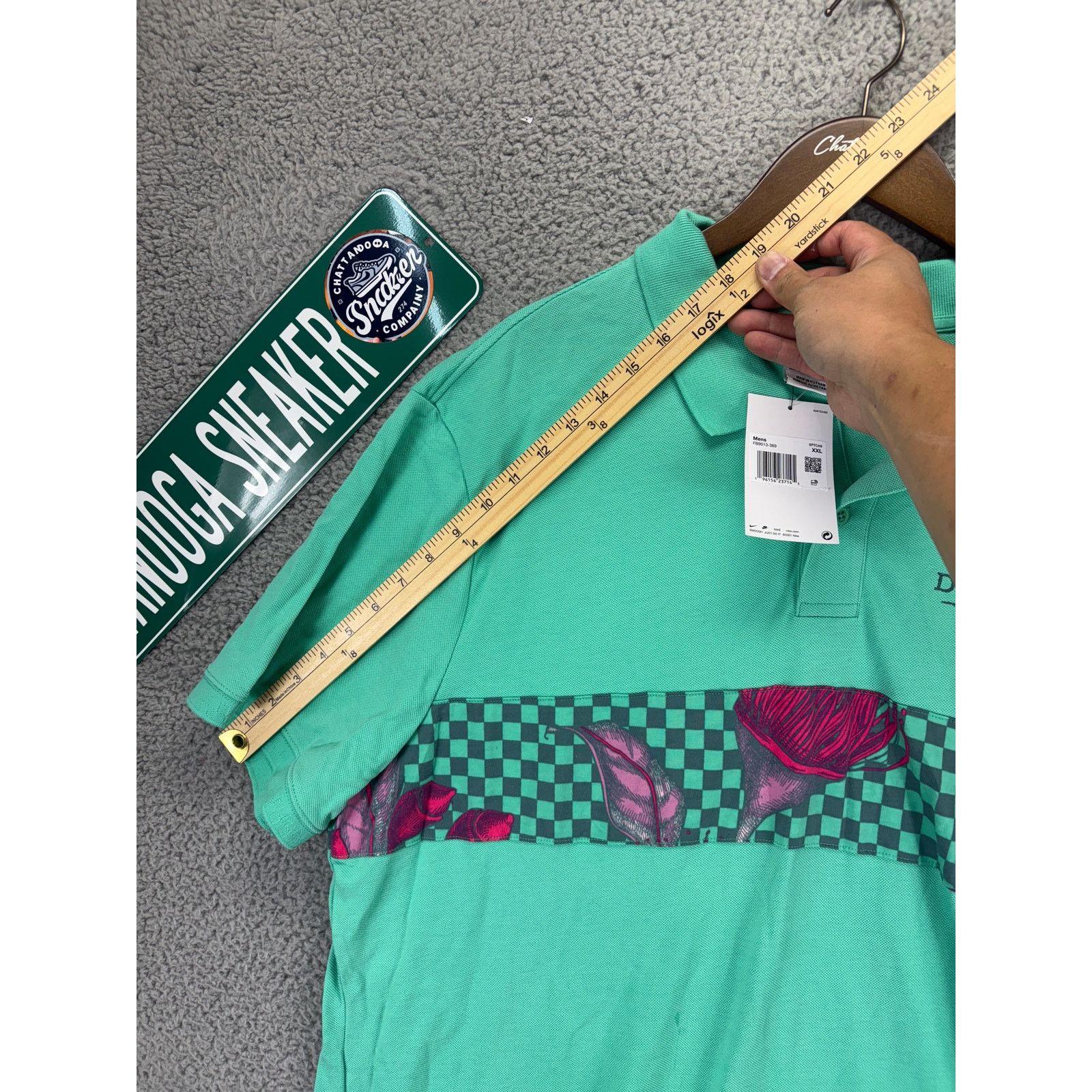 Nike Nike Dri-FIT Tennis Racquet Club Polo Shirt Green Mens XXL Size US XXL / EU 58 / 5 - 4 Thumbnail