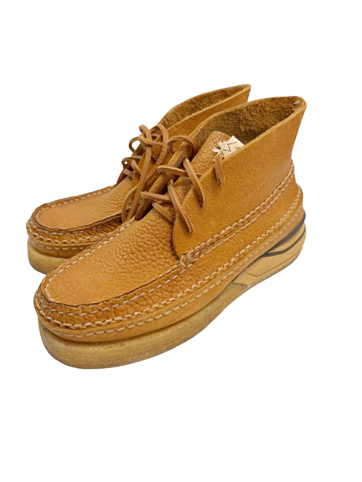 Visvim Canoe Moc II-Folk Full Grain Veg Leather | Grailed
