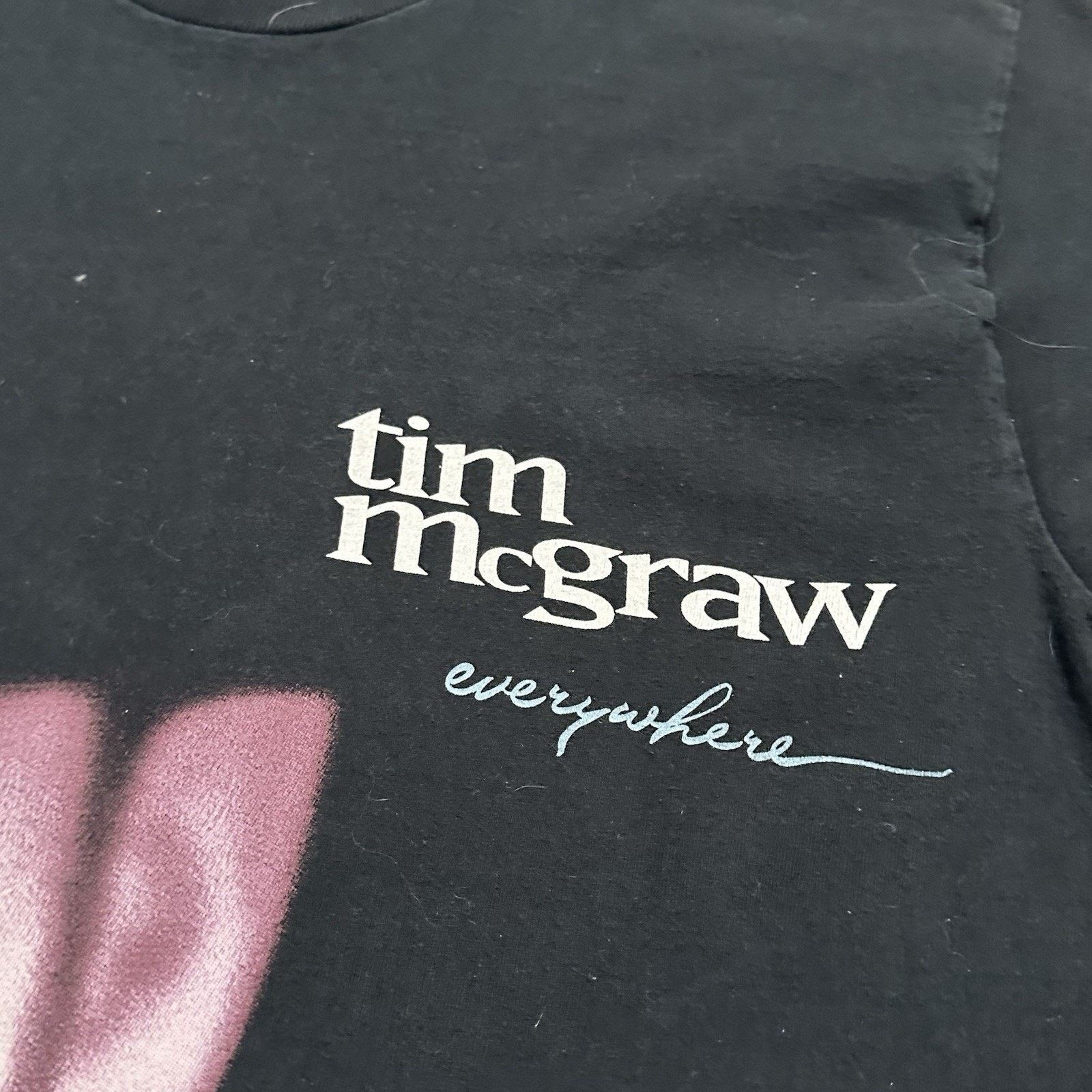 American Apparel VTG Tim McGraw Official Shirt Size X-Large Johnny Cash Garth Size US XL / EU 56 / 4 - 3 Thumbnail