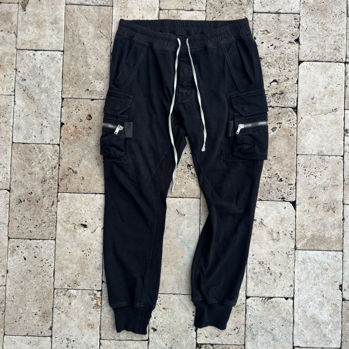 パンツ Rick Owens Strobe pants 22aw RICK OWENS CARGO DRAWSTRING DROP CROTCH LONG PANTS FW22