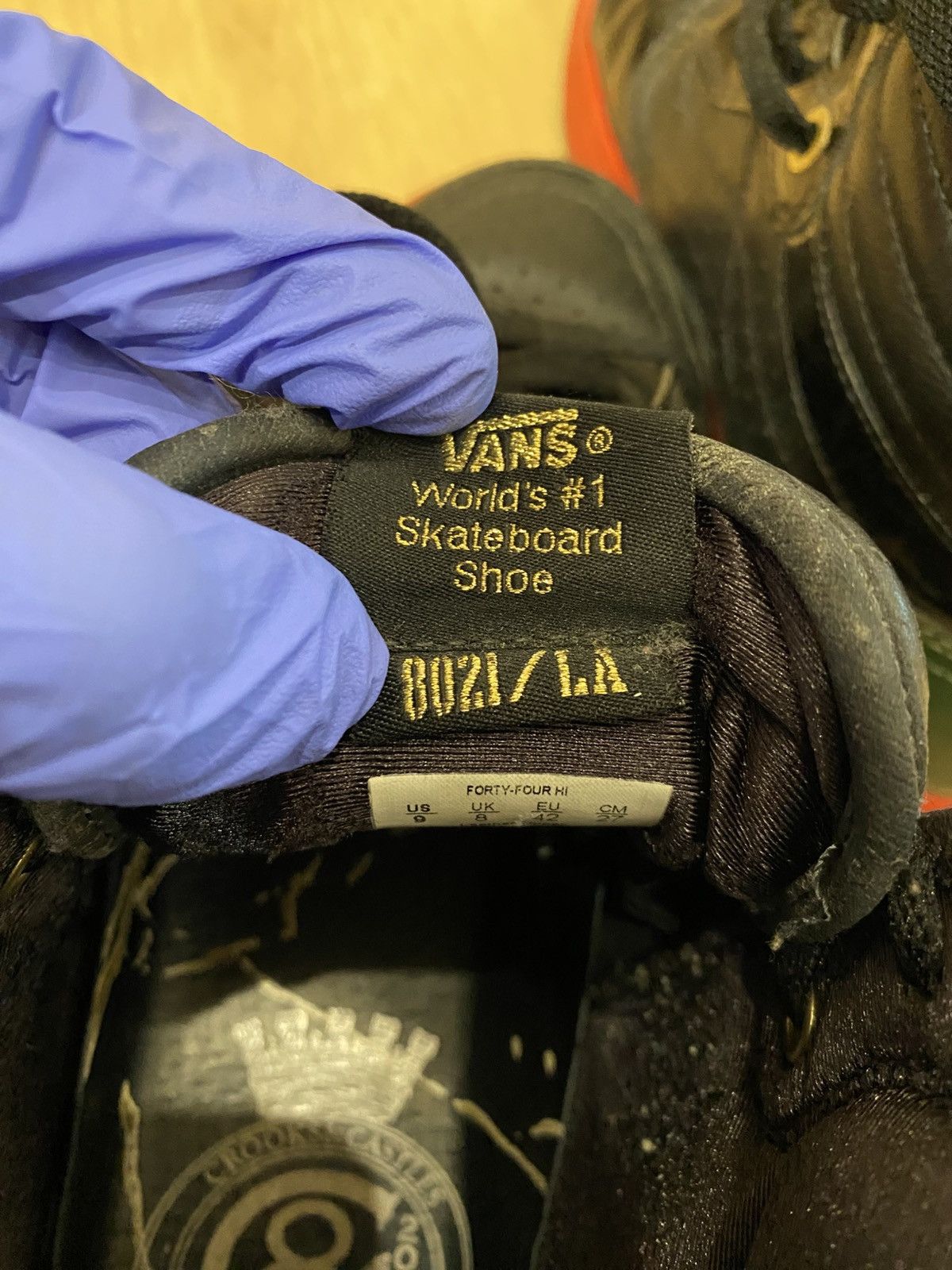 Vans Vans X Crooks & Castles Forty Four Hi Black SK8 Size 9 Size US 9 / EU 42 - 8 Thumbnail