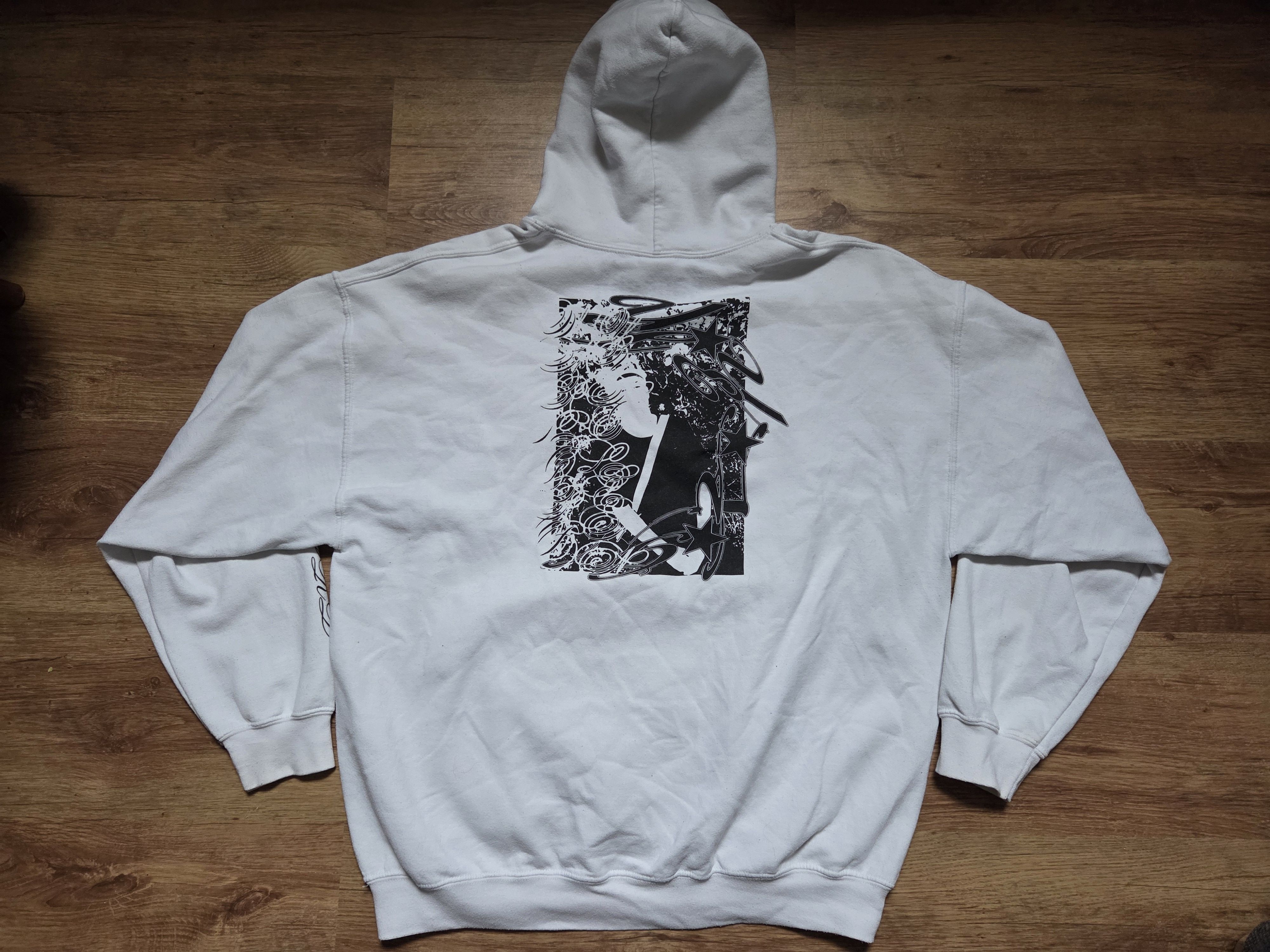 Drain Gang × Sad Boys Warlord Tour white hoodie (2016) Size US XL / EU 56 / 4 - 2 Thumbnail