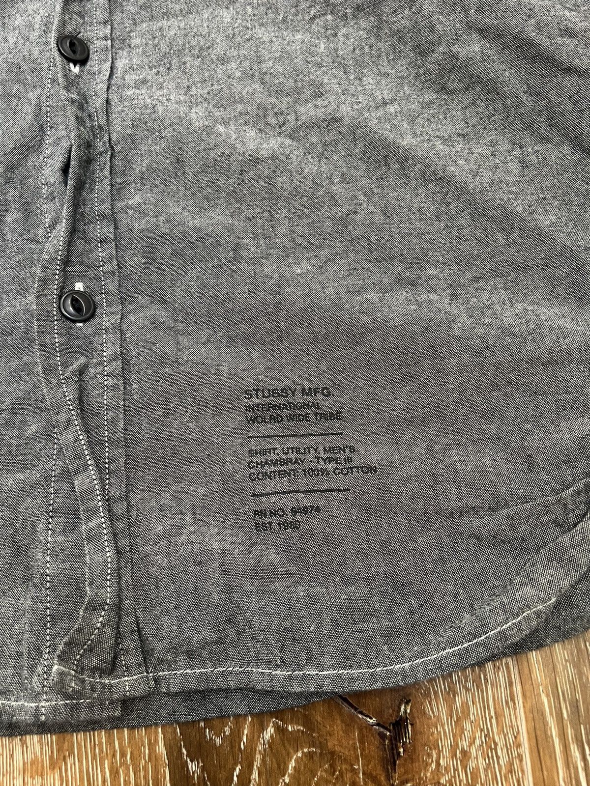 Stussy Stussy mfg button up shirt Size US L / EU 52-54 / 3 - 3 Thumbnail
