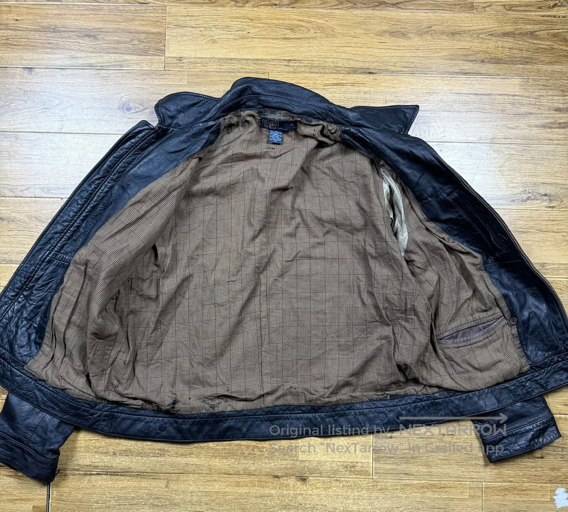 Polo Ralph Lauren Ralph Lauren Men's Leather Jacket XL. Size US XL / EU 56 / 4 - 3 Thumbnail