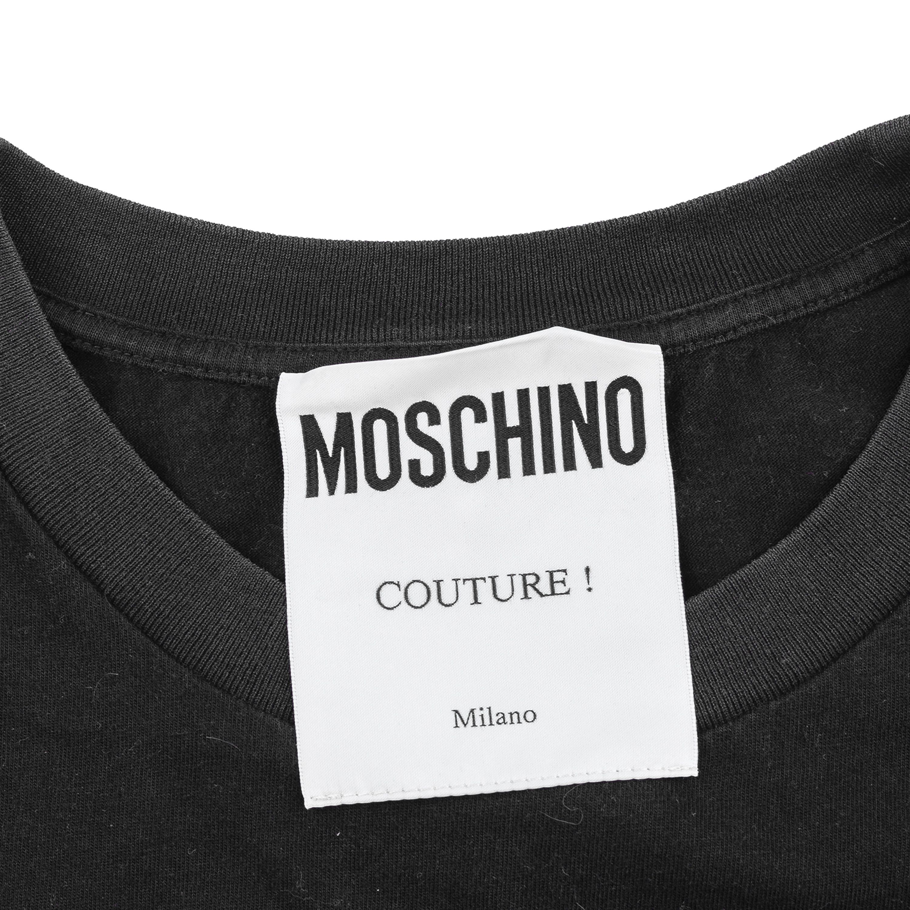 Moschino Moschino Pills Print Black T-Shirt Size XS / US 0-2 / IT 36-38 - 2 Thumbnail