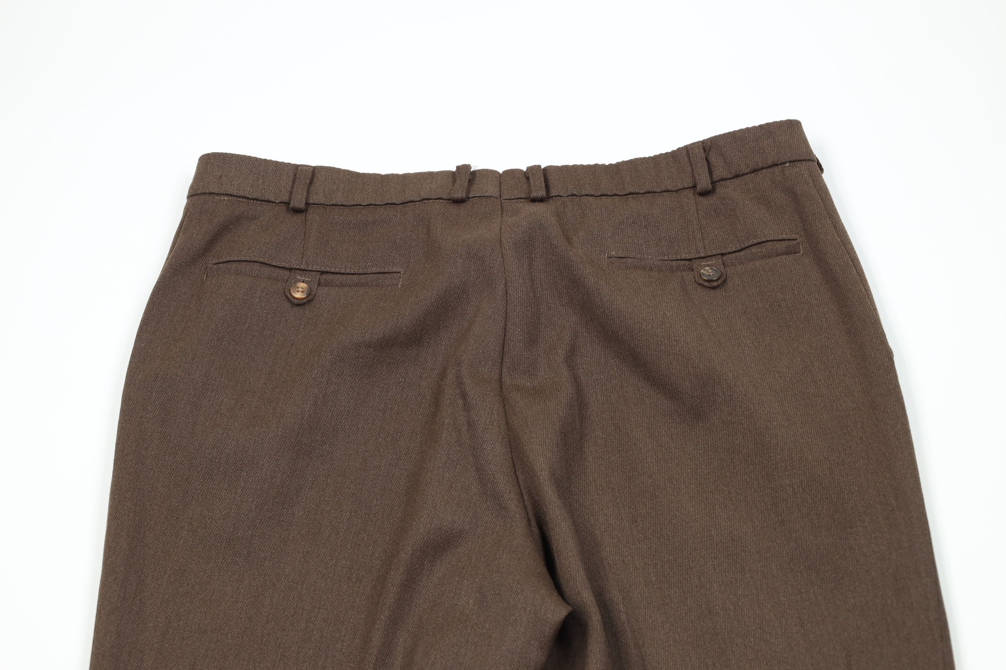 Vintage Vintage 90s Streetwear Knit Wide Leg Chino Pants Brown Size US 38 / EU 54 - 13 Thumbnail