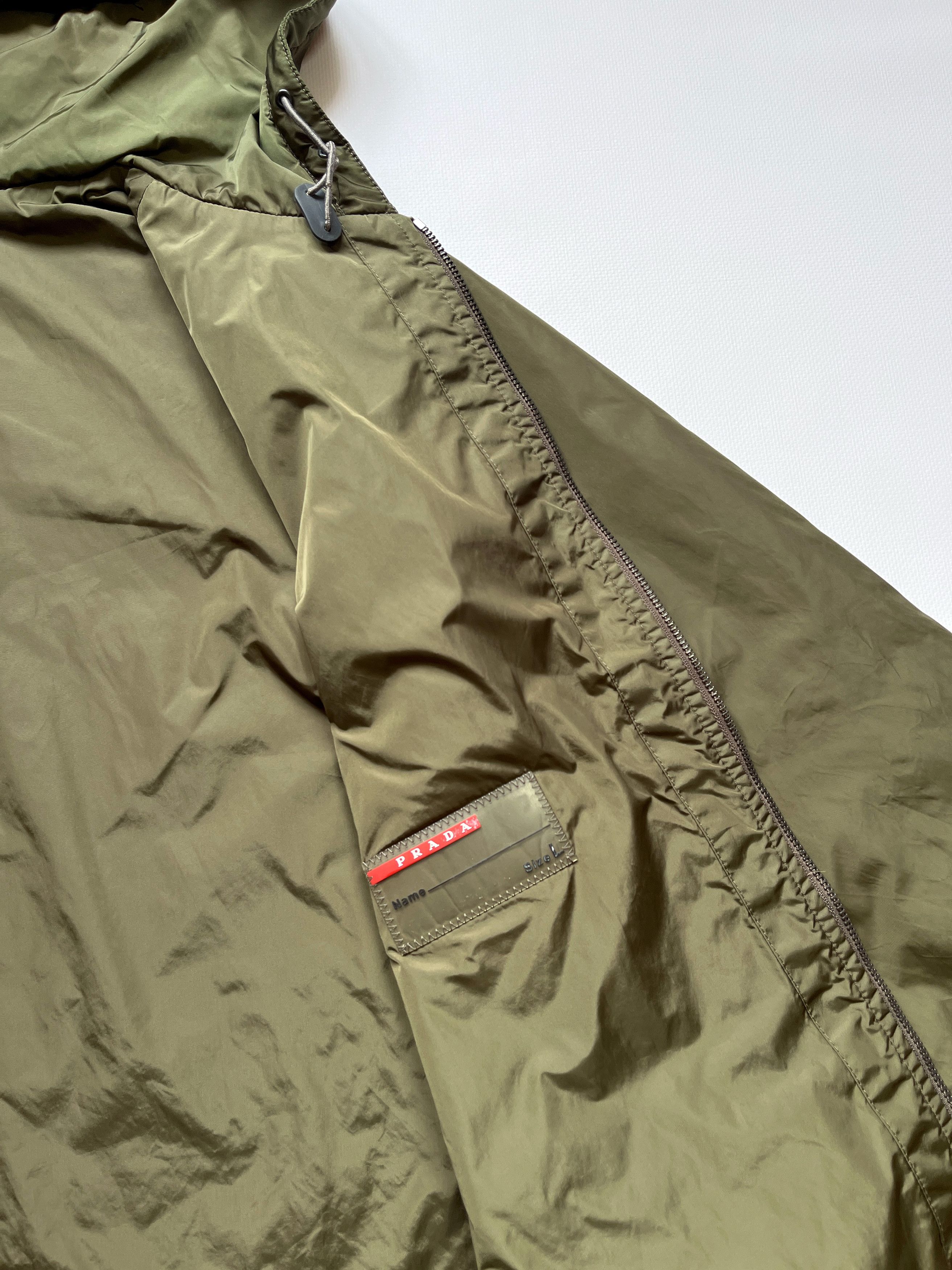 Prada Vintage Prada Red Tab Padded Nylon Jacket Size US L / EU 52-54 / 3 - 11 Thumbnail