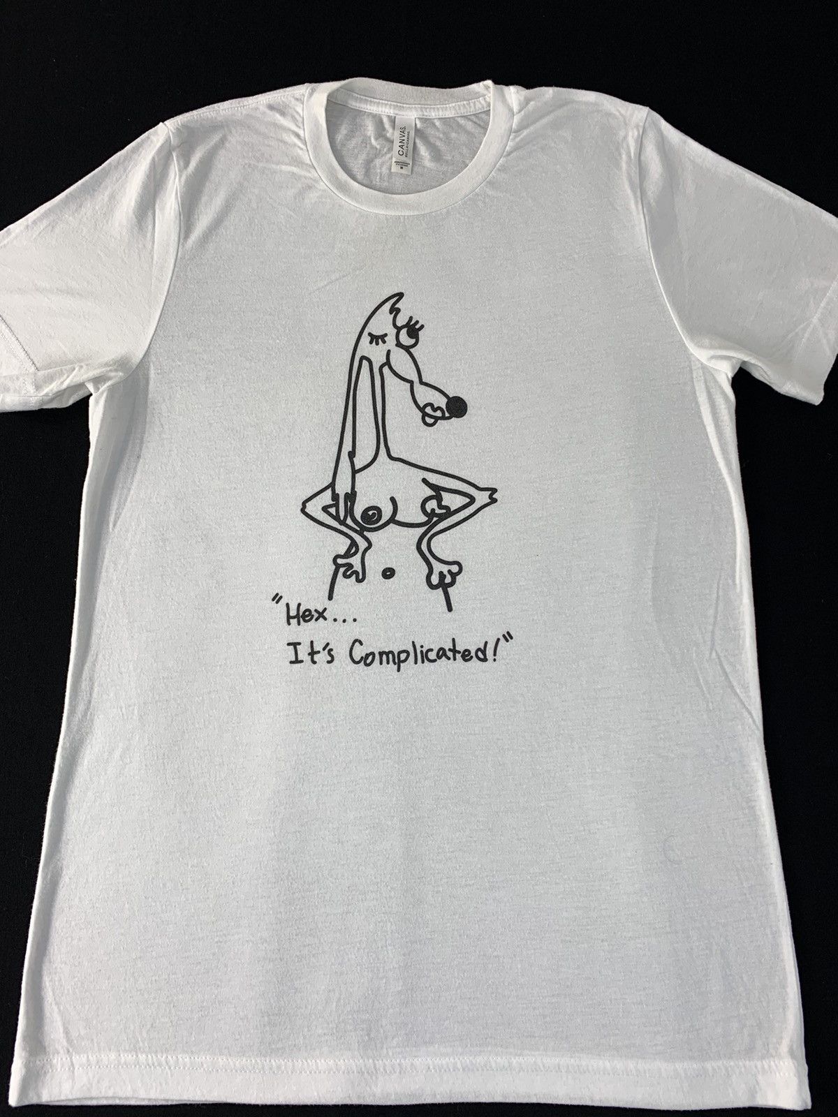 Japanese Brand Y2K Humour Hex Its Complicated Sexy Printed Crewneck Tee Size US M / EU 48-50 / 2 - 3 Thumbnail