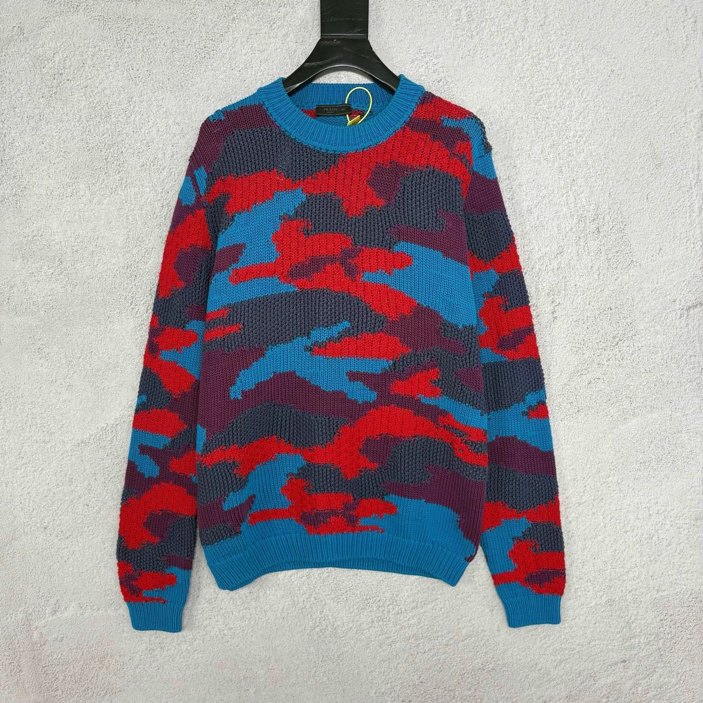 Prada × Raf Simons Last price! Prada jacquard wool turtleneck AW21