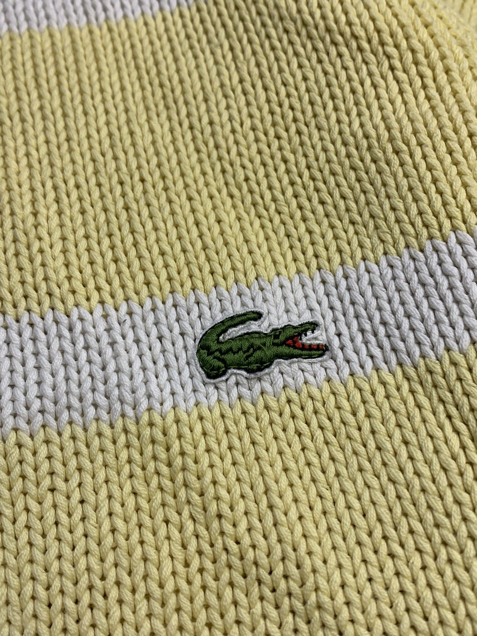 Lacoste Vintage Lacoste Striped Knit Sweater Size US M / EU 48-50 / 2 - 8 Thumbnail