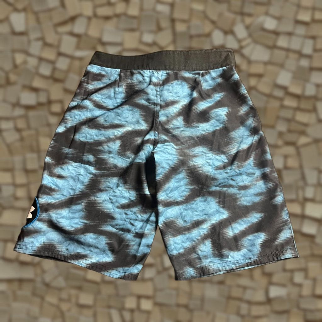 Under Armour Under armour Heat Gear Shorts Men's 28 Blue Black Board/Swim Trunks Loose Size US 28 / EU 44 - 1 Thumbnail