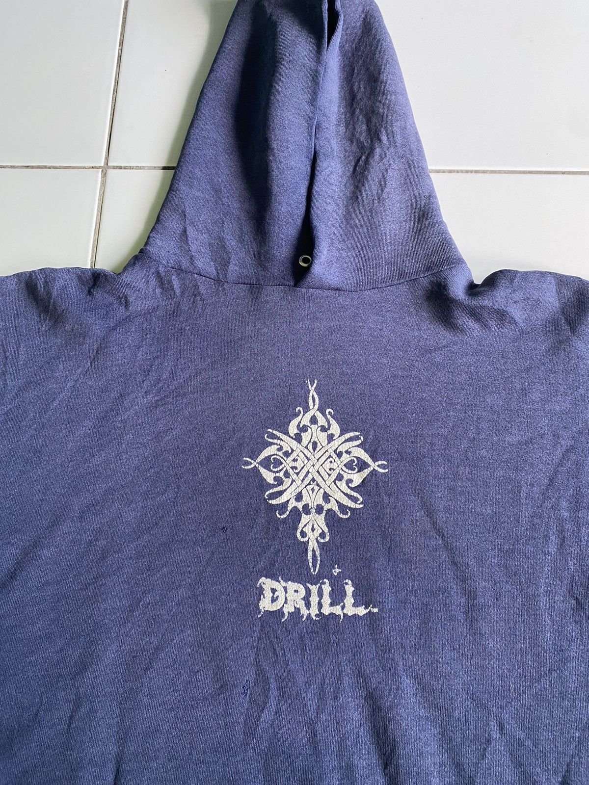 Other Vintage streatwear DRILL Usa center Big logo Hoodie Size US L / EU 52-54 / 3 - 4 Thumbnail