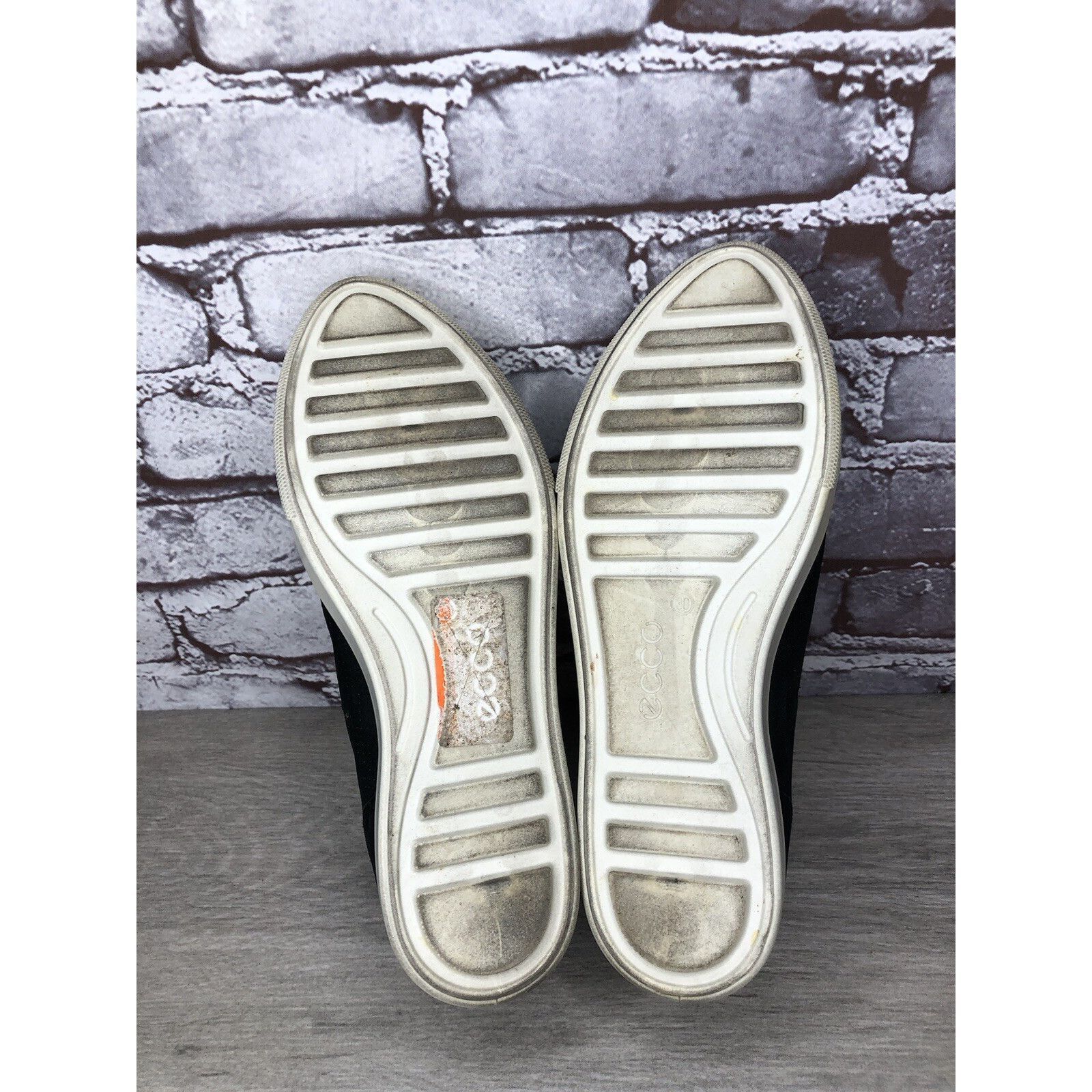 Ecco Ecco Danish Design Black Leather Slip On Casual Sneakers Sho Size US 7.5 / IT 37.5 - 6 Thumbnail