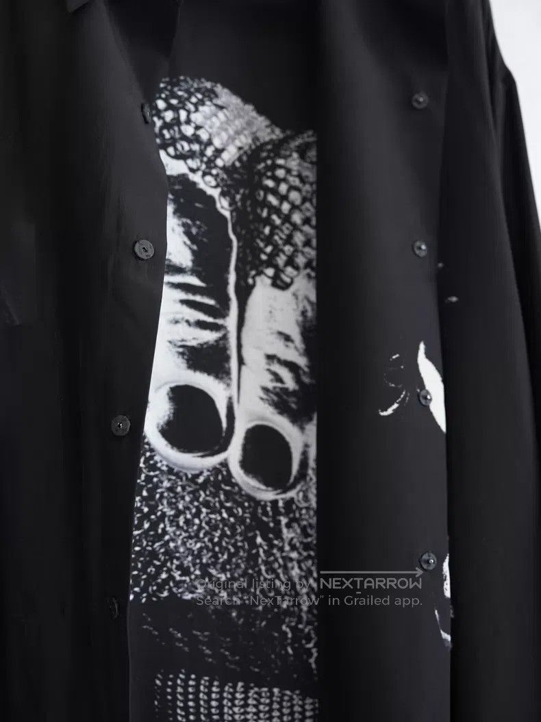 Yohji Yamamoto Yohji Yamamoto 21AW chainmail glove silk shirt| Size US M / EU 48-50 / 2 - 4 Thumbnail