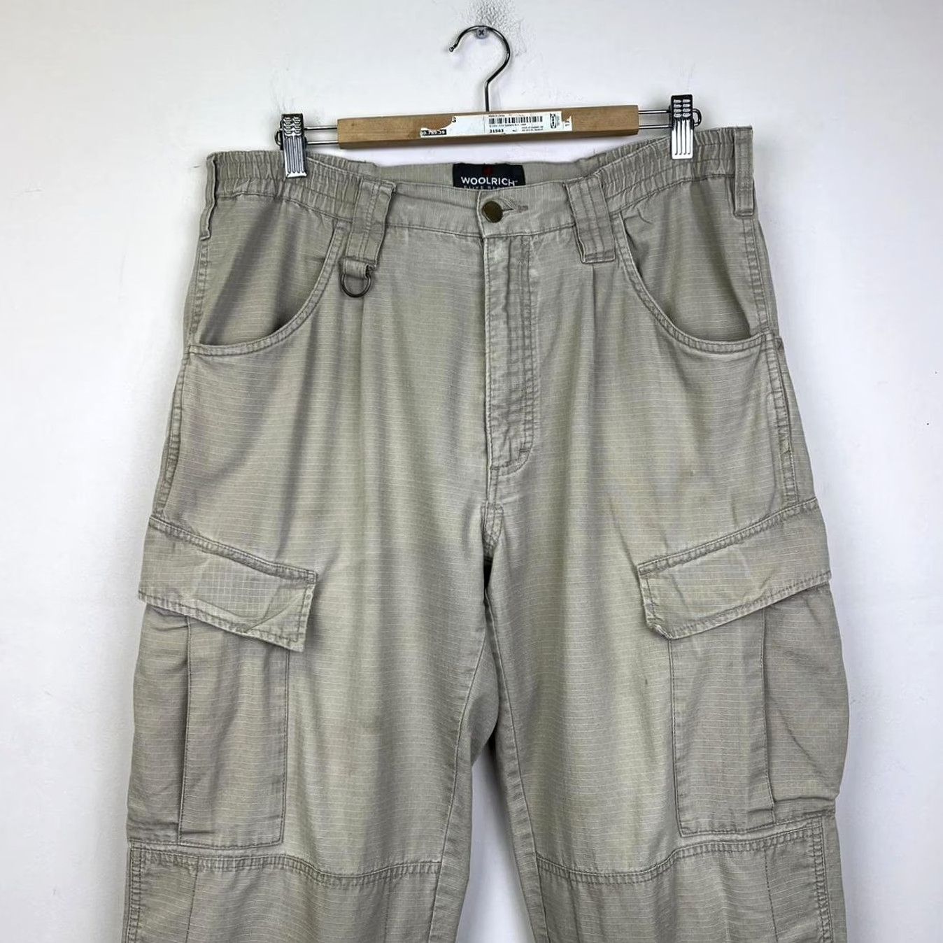 Vintage VINTAGE Woolrich Cargo Pants Men Regular 34 Gray Cargo Pocket Durable Outdoor Wear Size US 34 / EU 50 - 3 Thumbnail