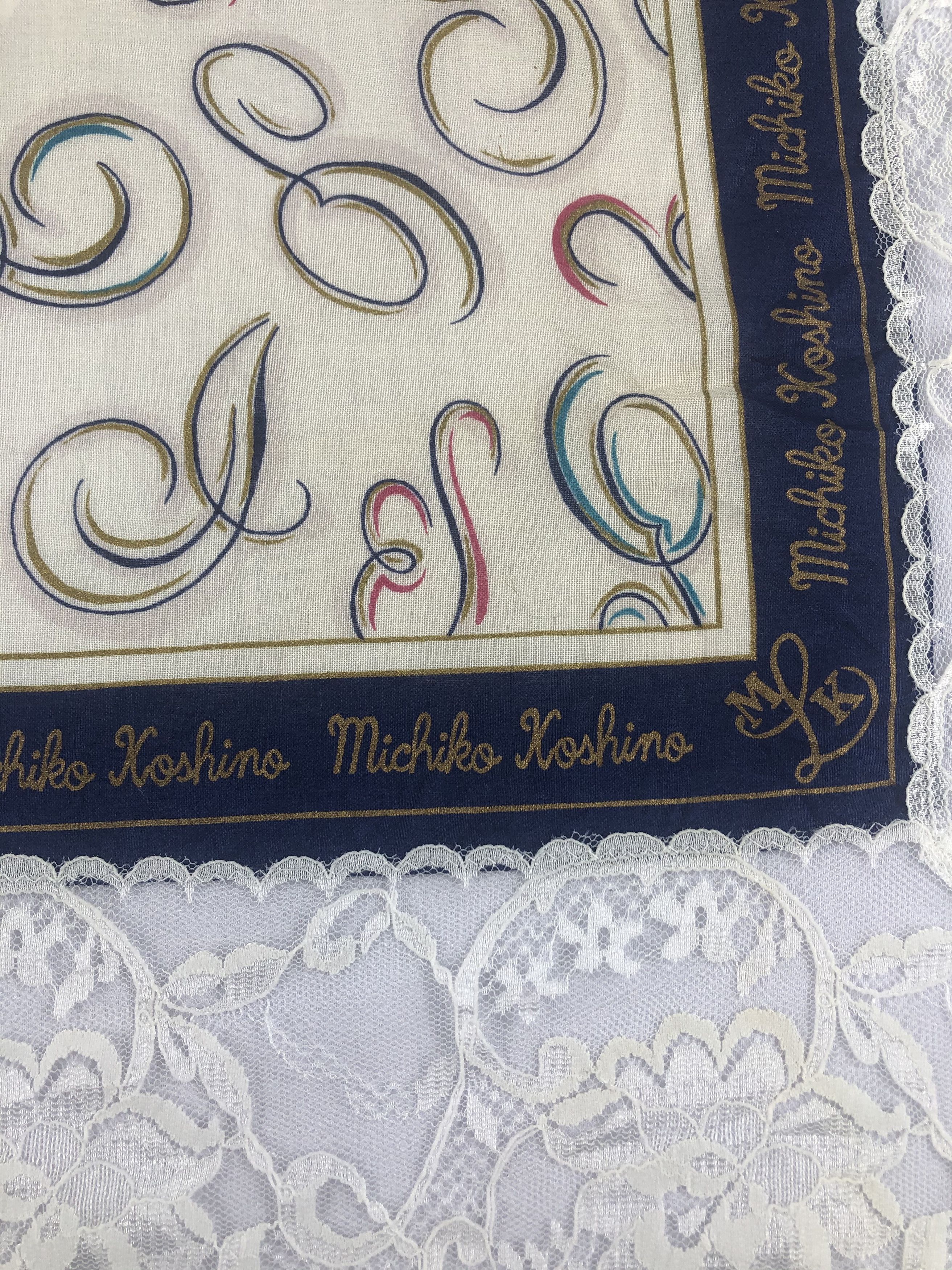 Michiko Koshino London × Vintage Michiko Koshino Handkerchief / Bandana / Neckerchief Size ONE SIZE - 5 Thumbnail