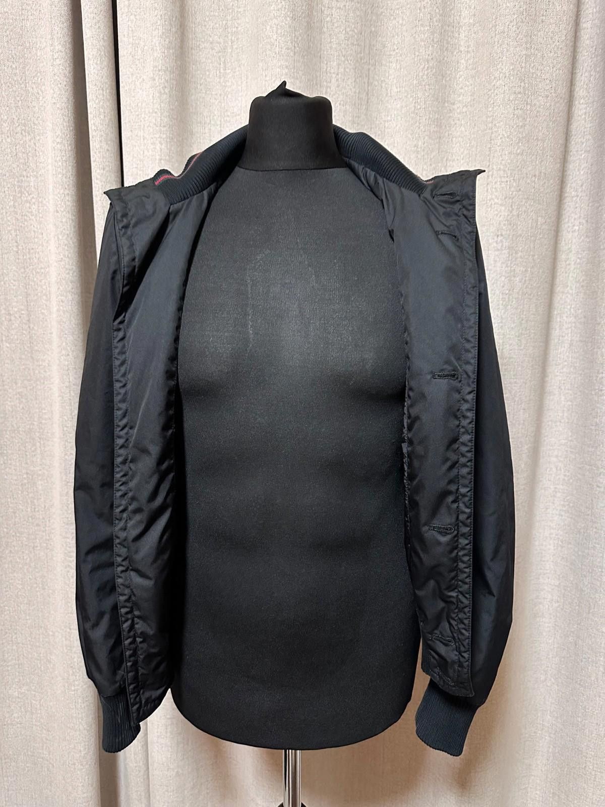 Gucci Gucci Black Synthetic Padded Bomber Jacket Sz 44 Size US S / EU 44-46 / 1 - 9 Thumbnail