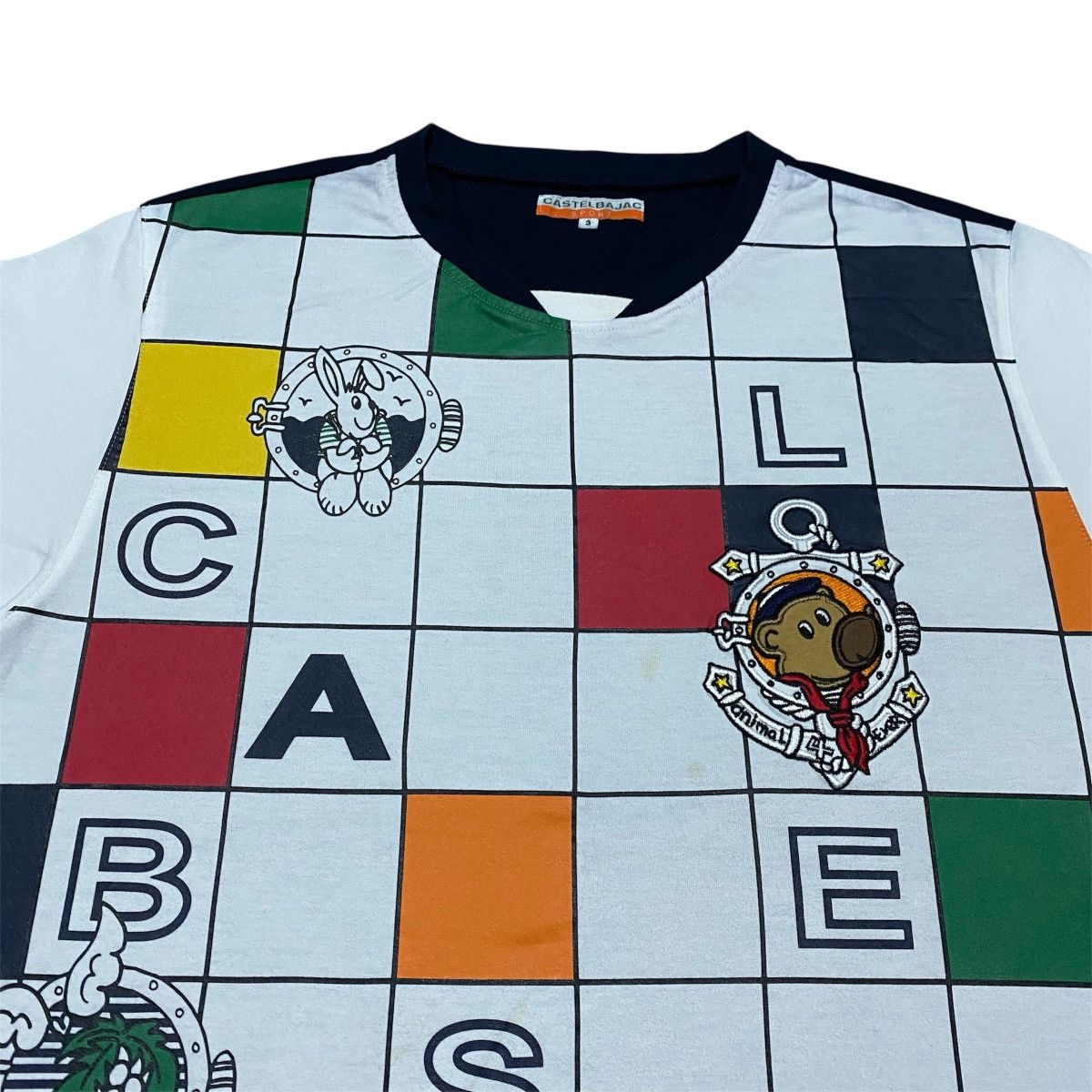 Jean Charles De Castelbajac Rare‼️🔥Castalbajac Full Print Embroidery Small Logo T-Shirt Size US S / EU 44-46 / 1 - 3 Thumbnail
