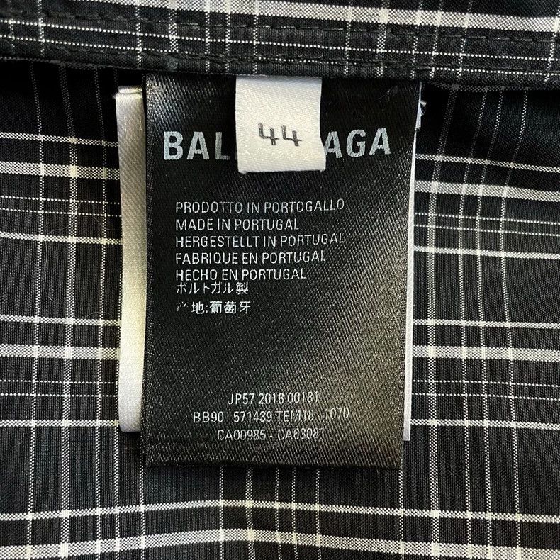 Balenciaga Balenciaga Black Plaid Jacket Size US S / EU 44-46 / 1 - 6 Thumbnail