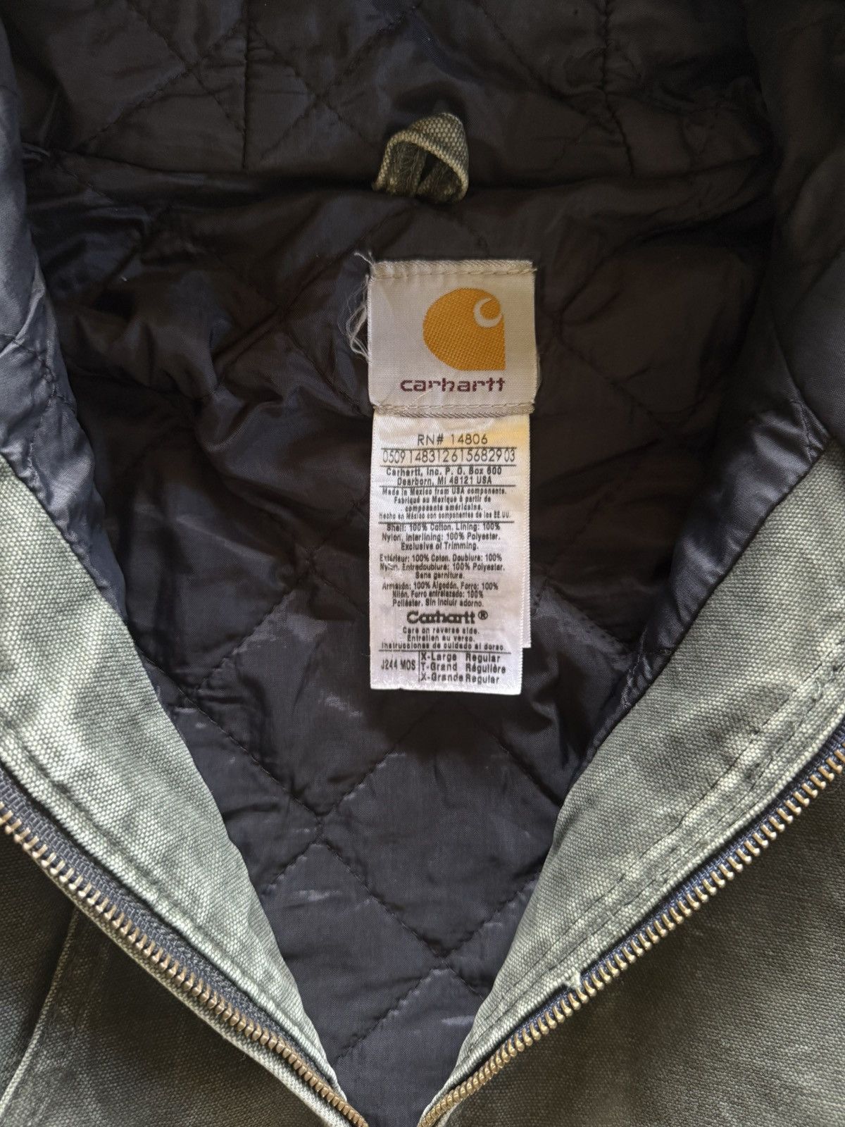 Carhartt 09s J244 MOS Carhartt Jacket Size US XL / EU 56 / 4 - 3 Thumbnail